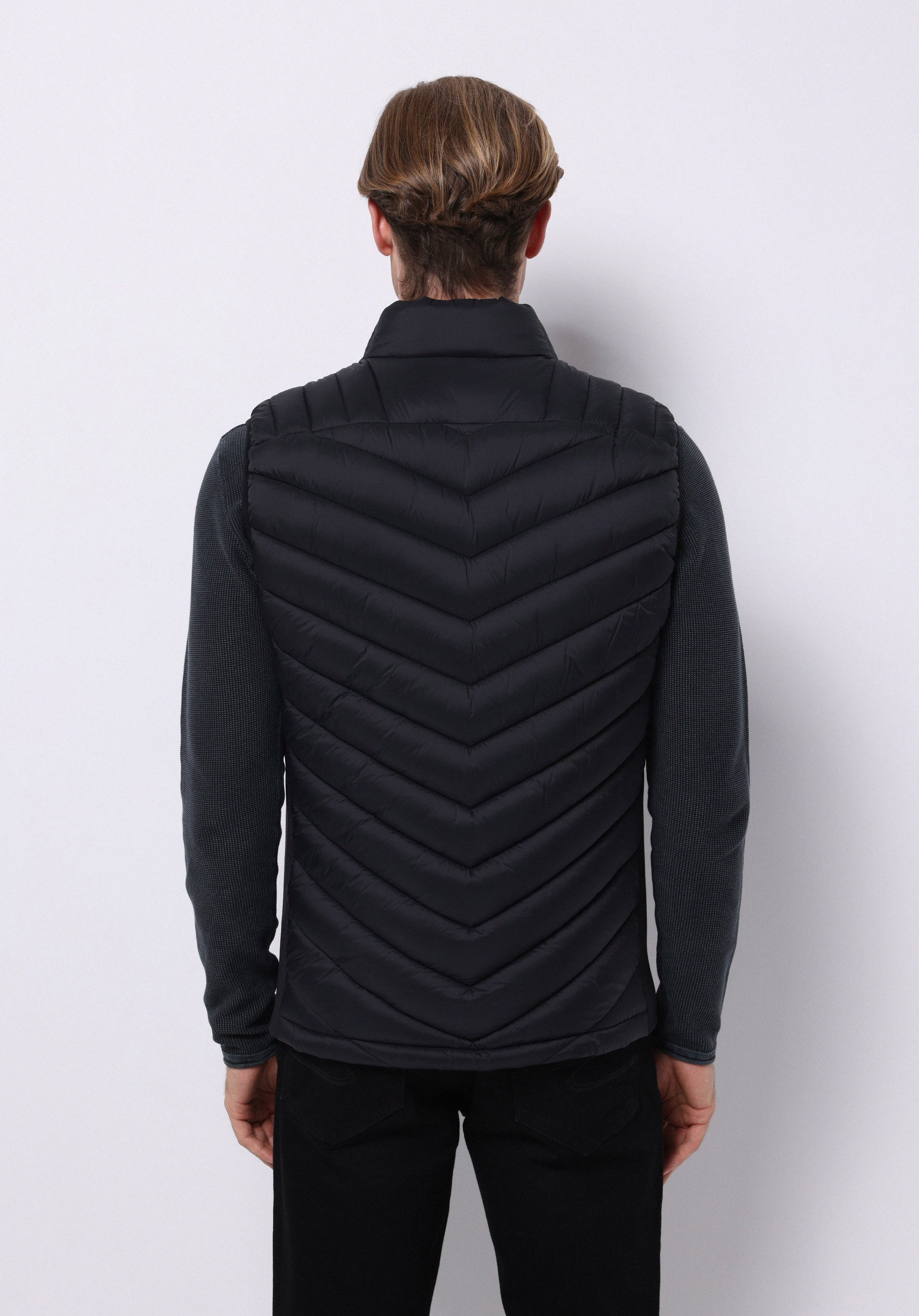 Slim Fit     Erkek Siyah Yelek