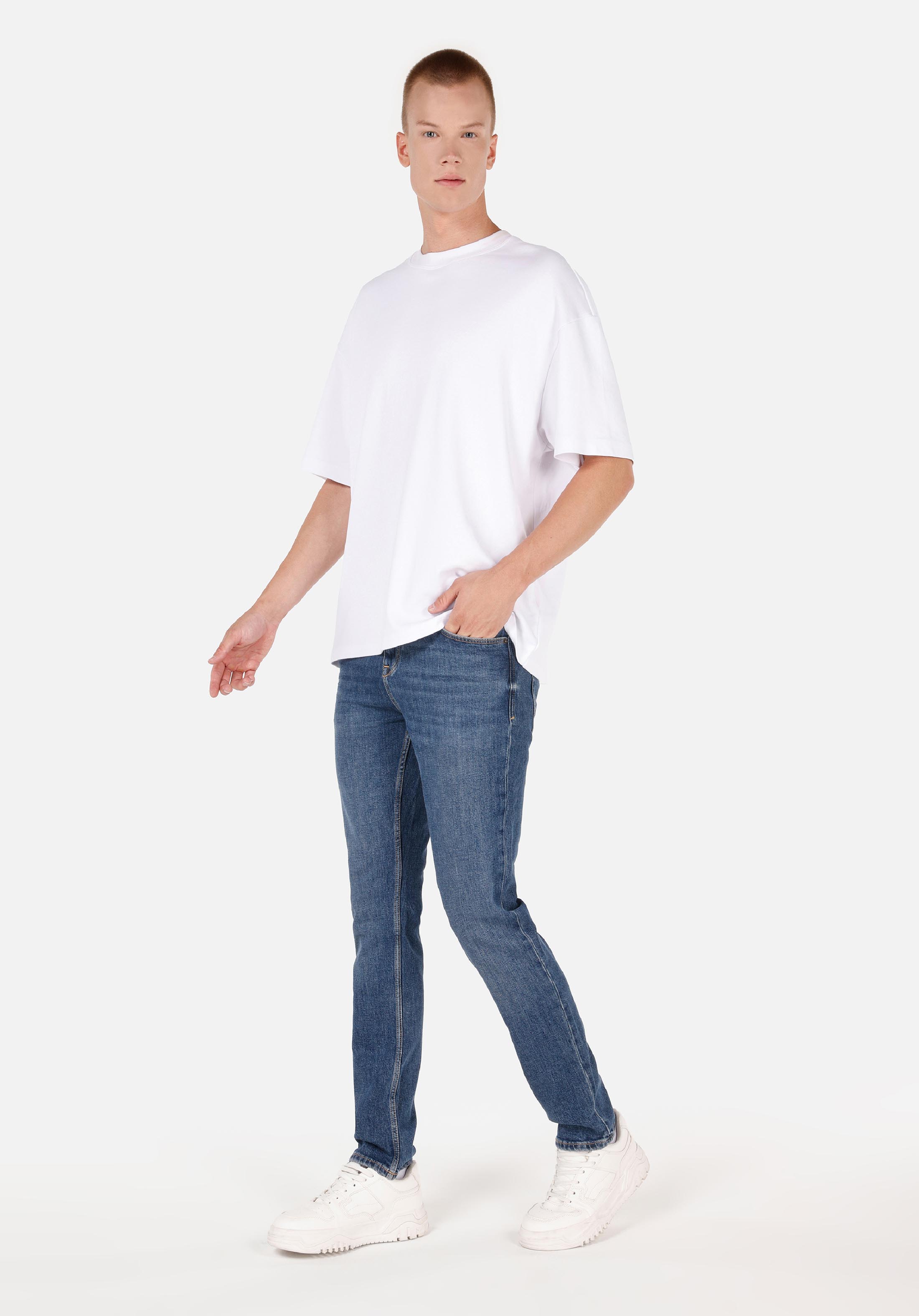 Straight Fit   Erkek Siyah Jean Pantolon