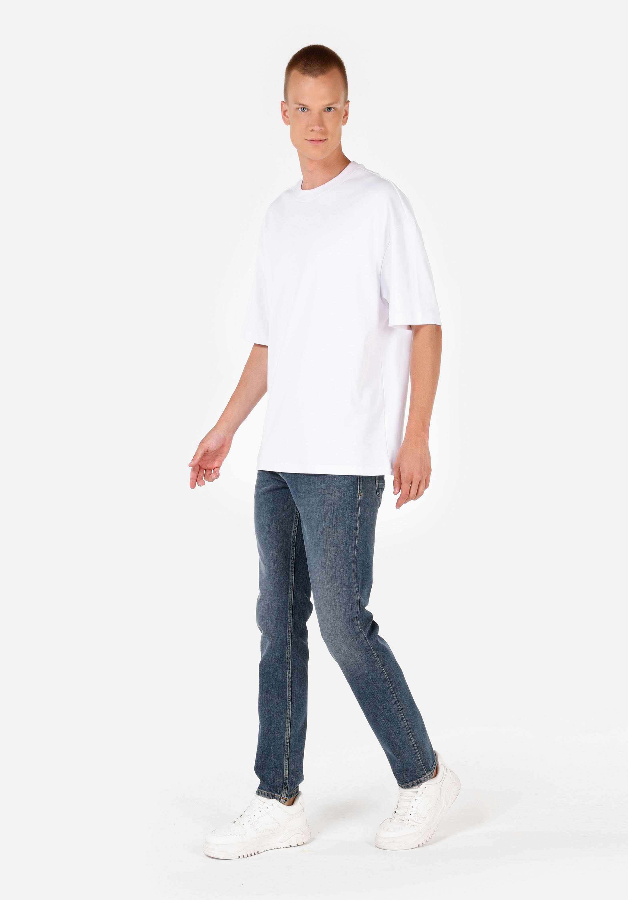 Straight Fit   Erkek Siyah Jean Pantolon