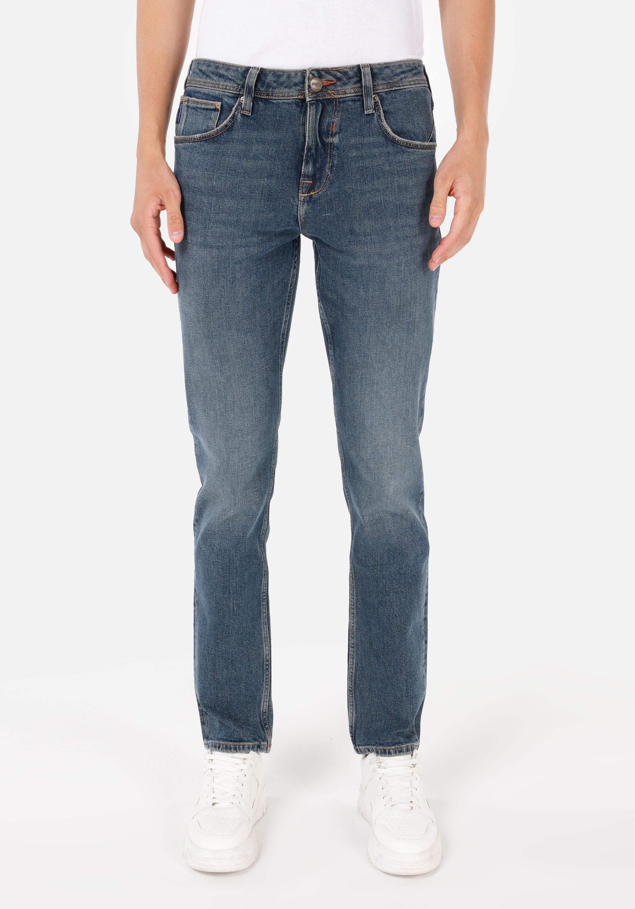 Straight Fit   Erkek Siyah Jean Pantolon