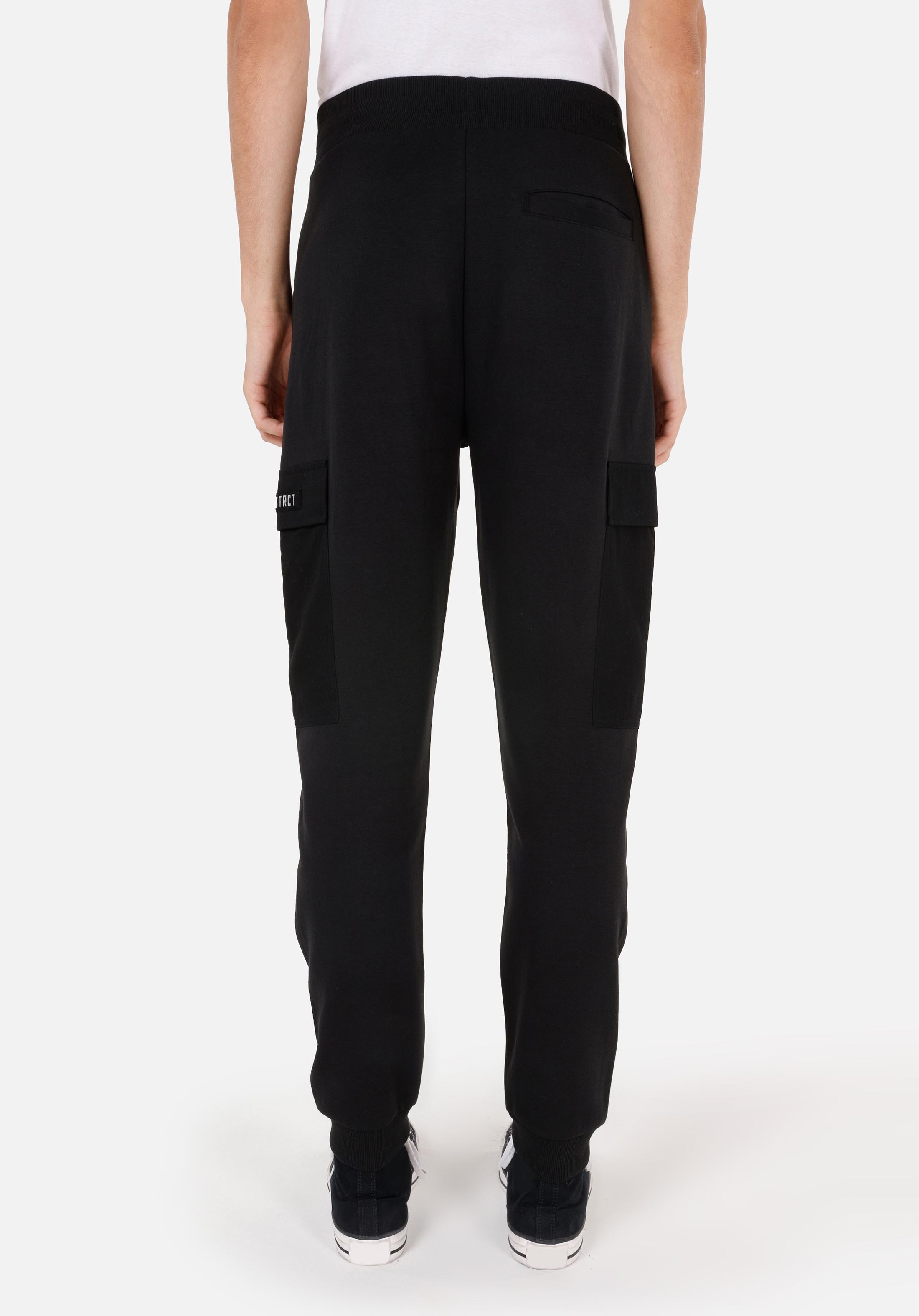 Slim Fit Orta Bel  Erkek Siyah Eşofman Altı