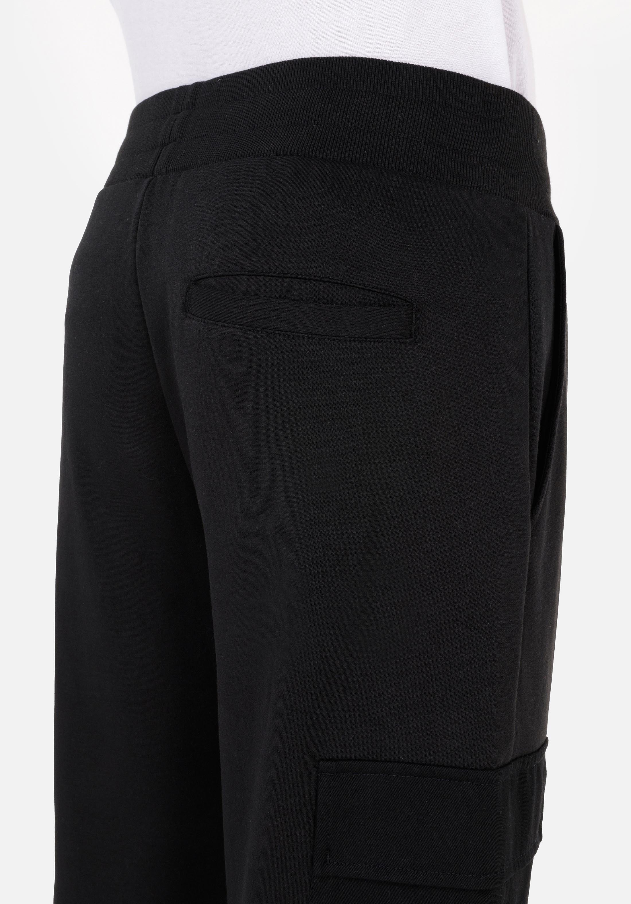 Slim Fit Orta Bel  Erkek Siyah Eşofman Altı