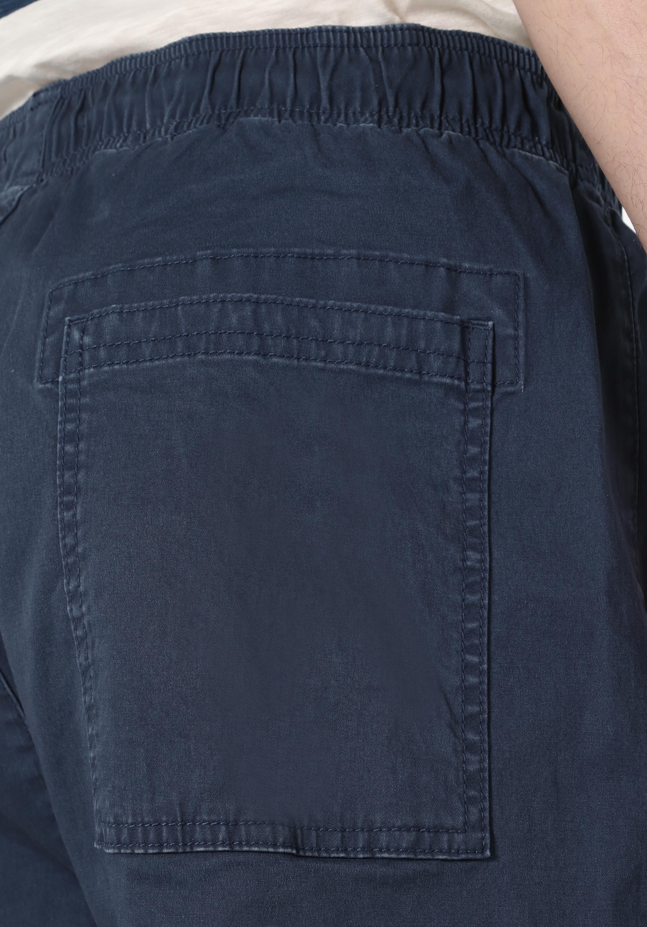 Comfort Fit Orta Bel Düz Paça Erkek Lacivert  Pantolon