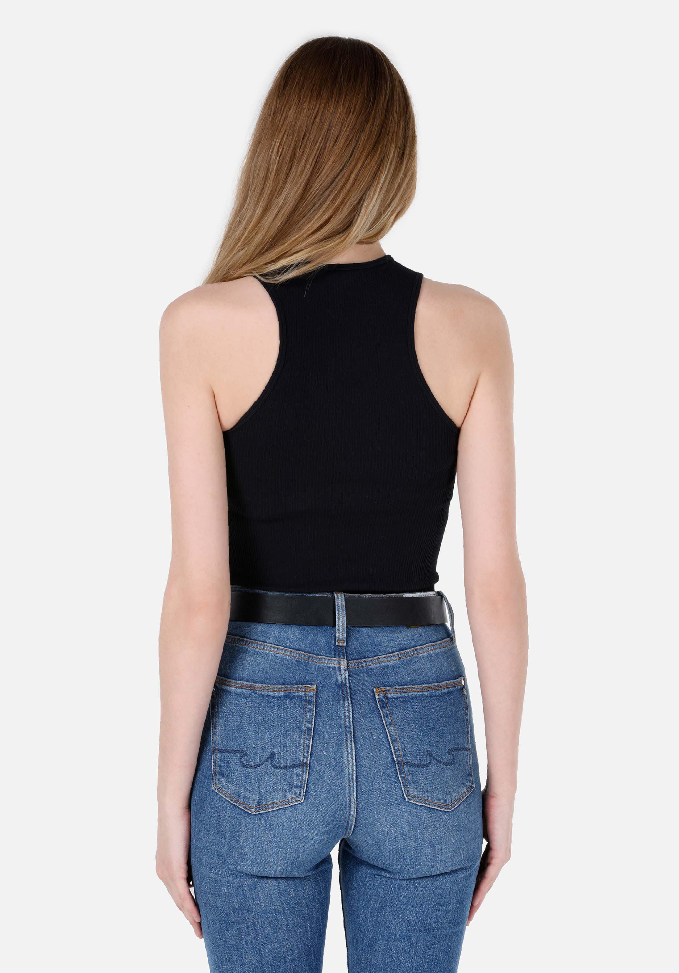 Slim Fit   Kadın Siyah Atlet