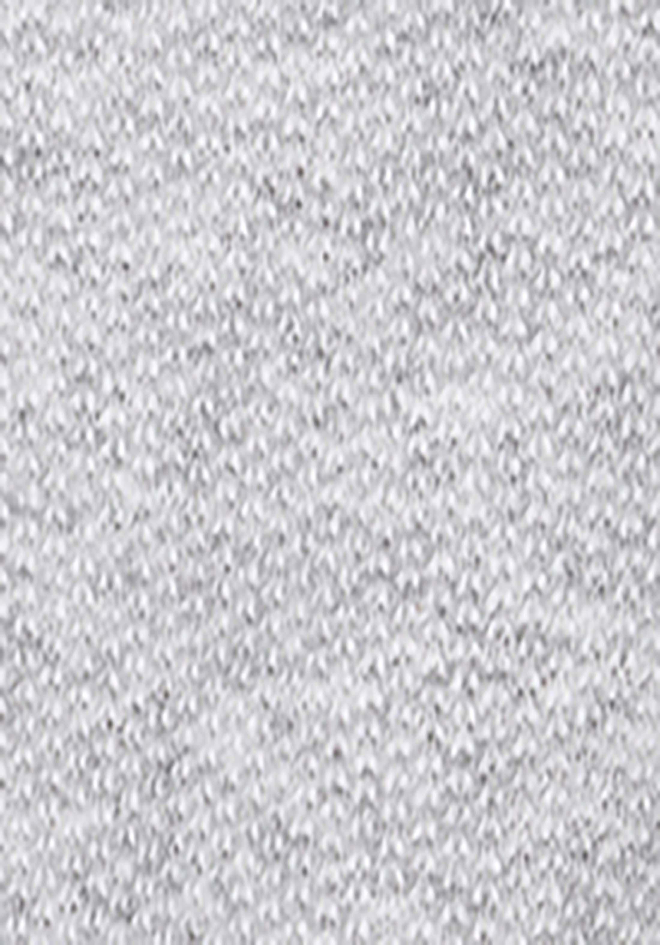 Regular Fit Shirt Neck  Kadın Gri Uzun Kol Tişört