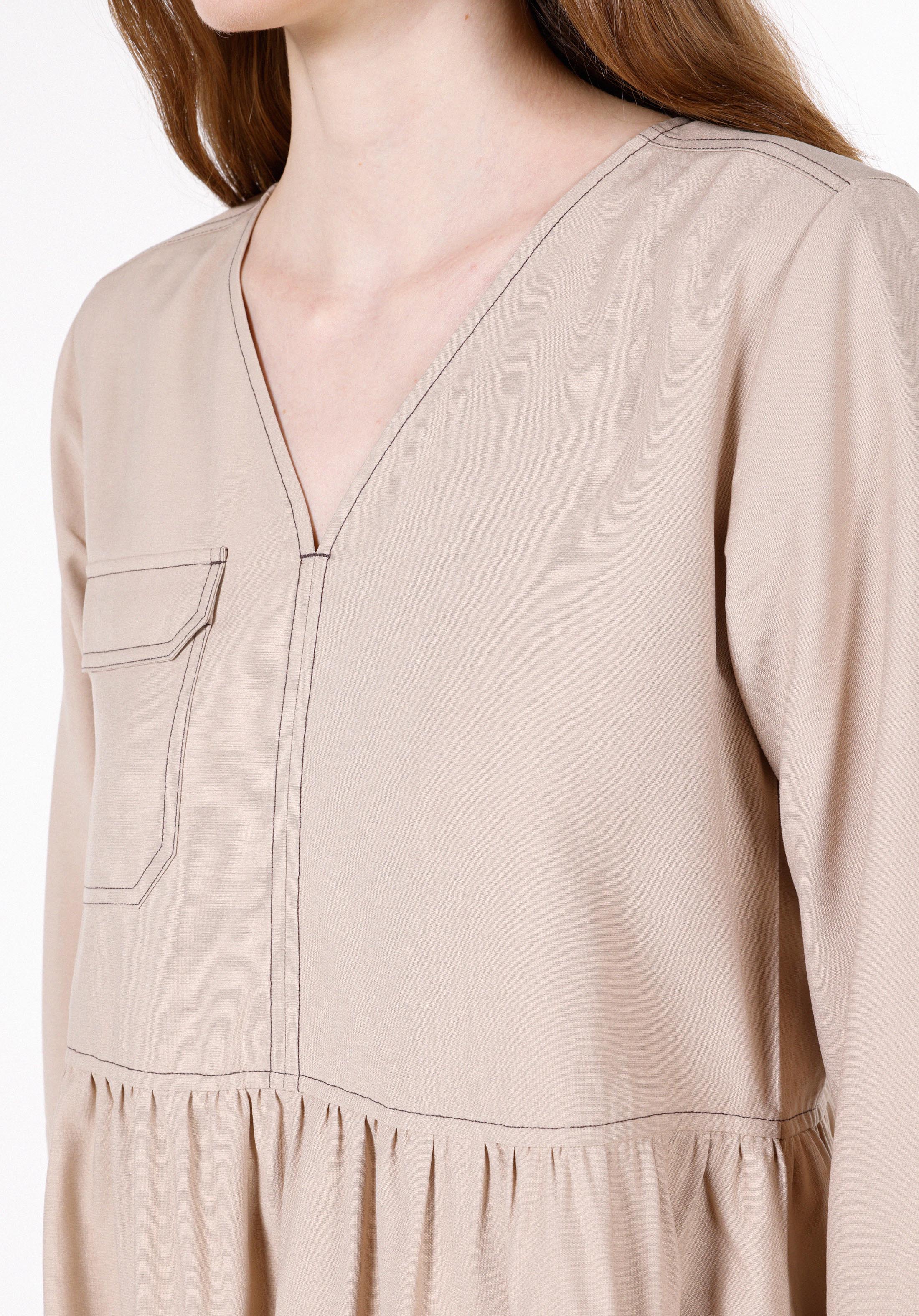 Regular Fit  Kadın Vizon  Elbise