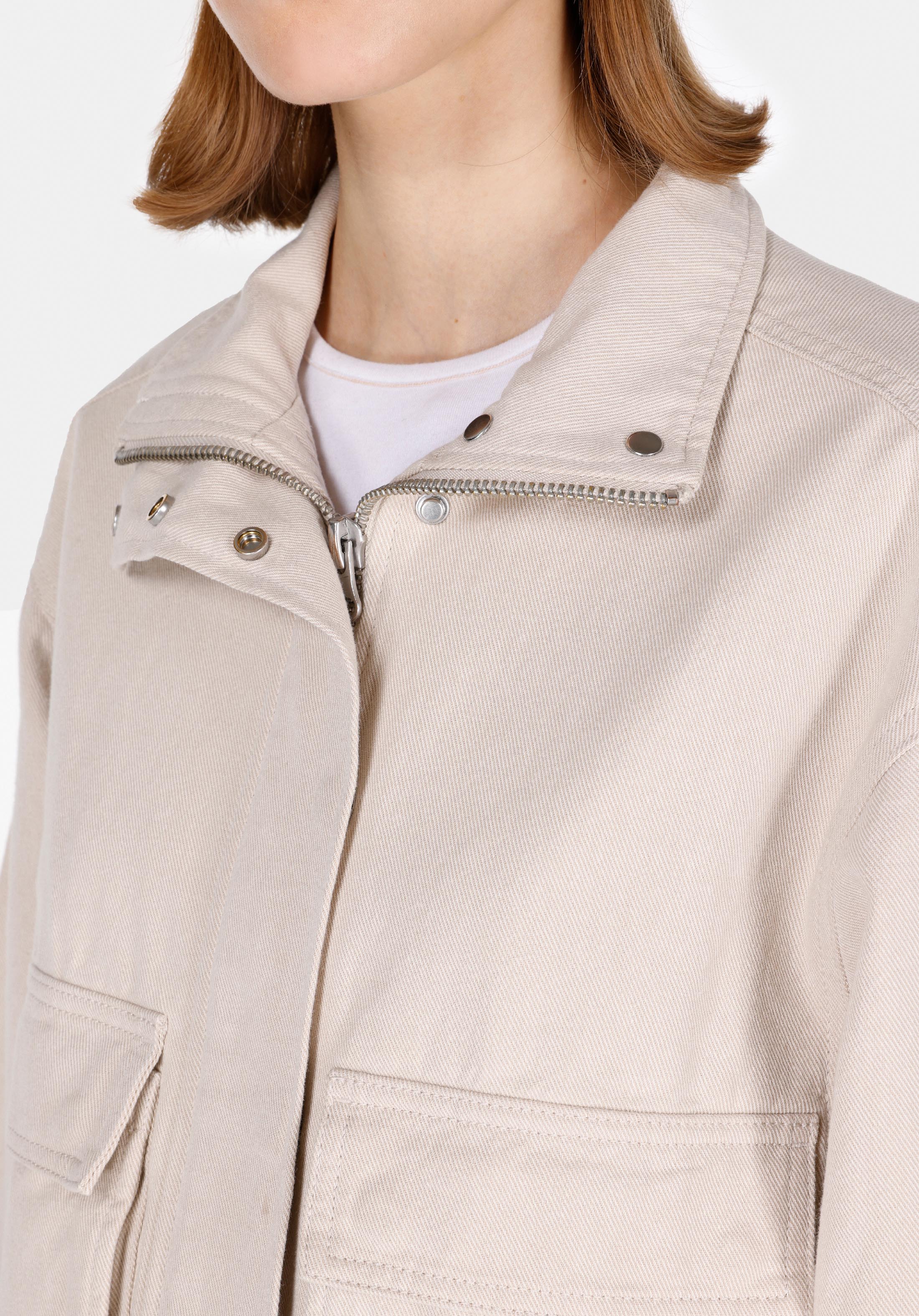 Regular Fit    Kadın Bej Ceket