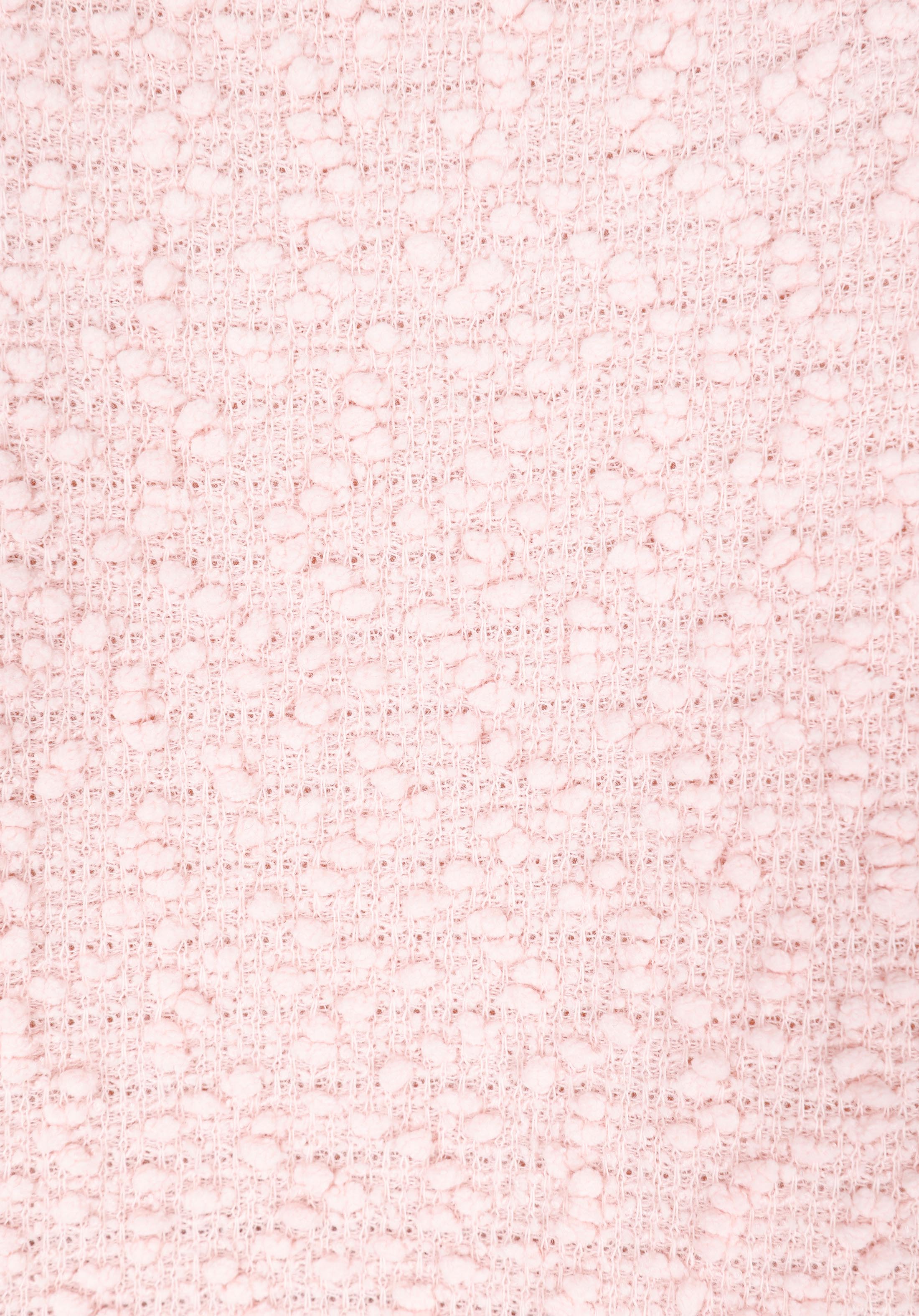 Regular Fit Yuvarlak Yaka Jakarlı Kadın Pembe Kısa Kol Tişört