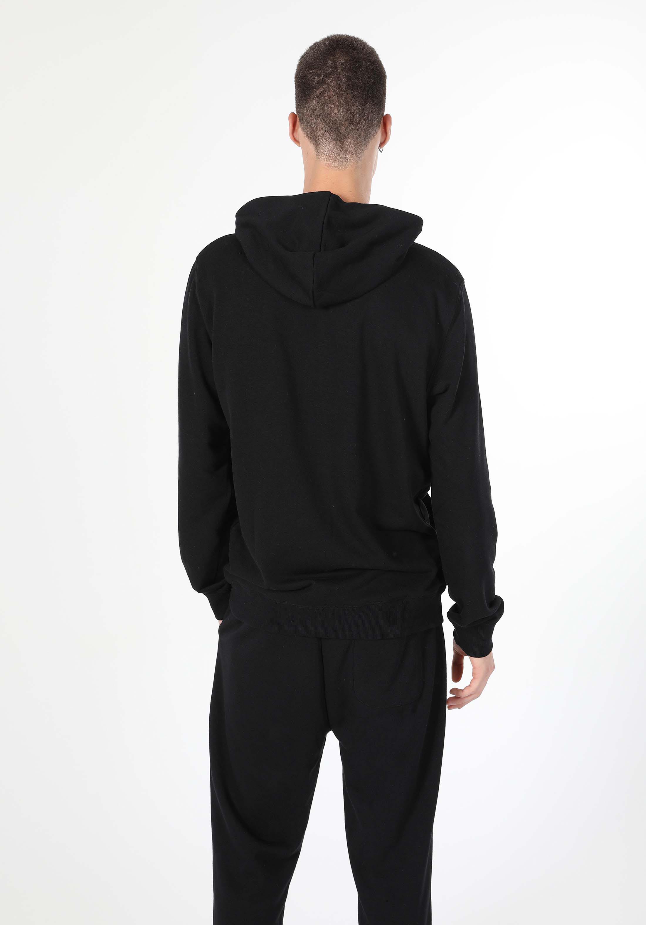 Regular Fit   Erkek Siyah Sweatshirt