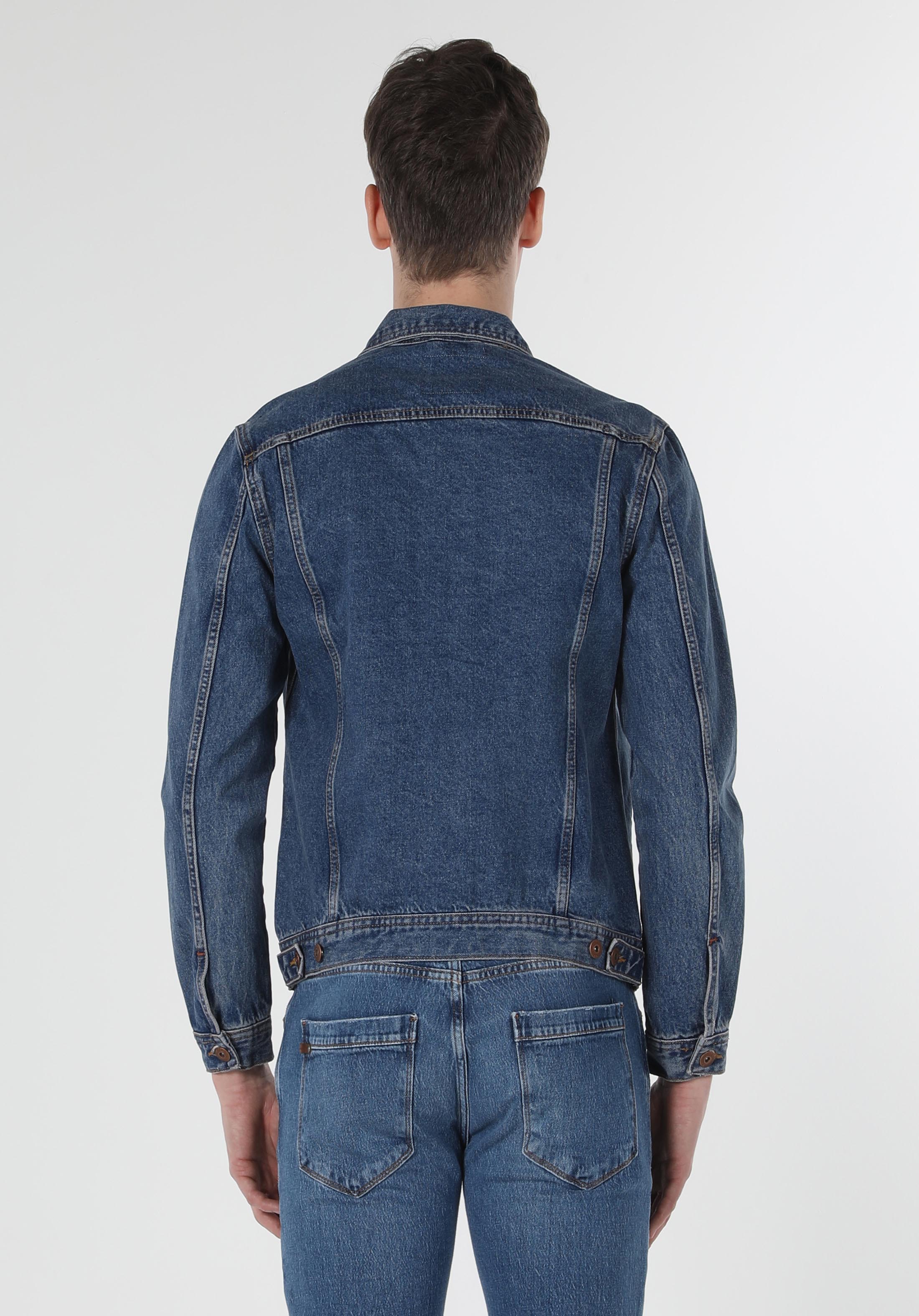 Regular Fit Mavi Erkek Ceket
