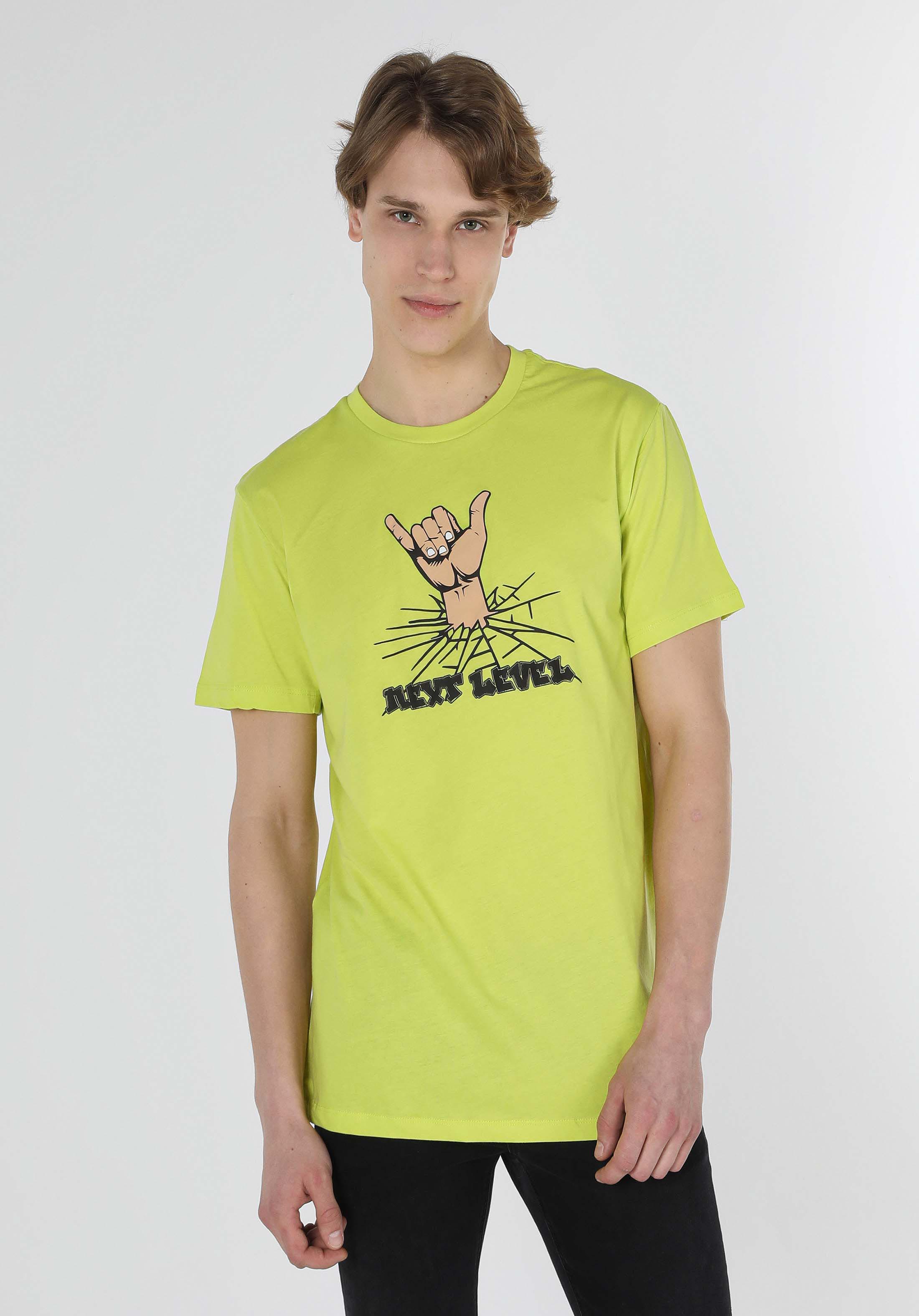 Regular Fit Baskılı Erkek Kısa Kol Tişört
