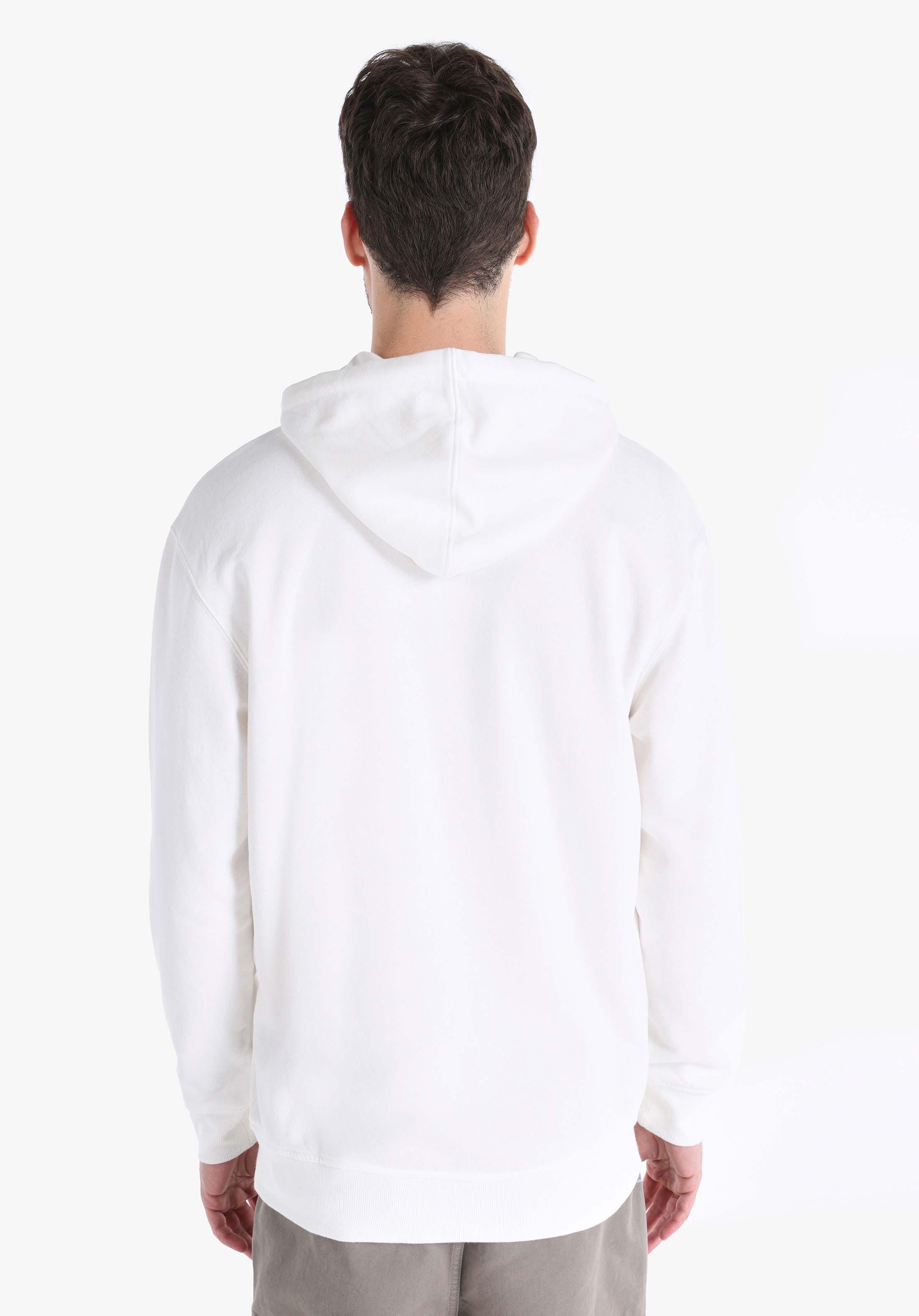 Comfort Fit   Erkek Beyaz Sweatshirt