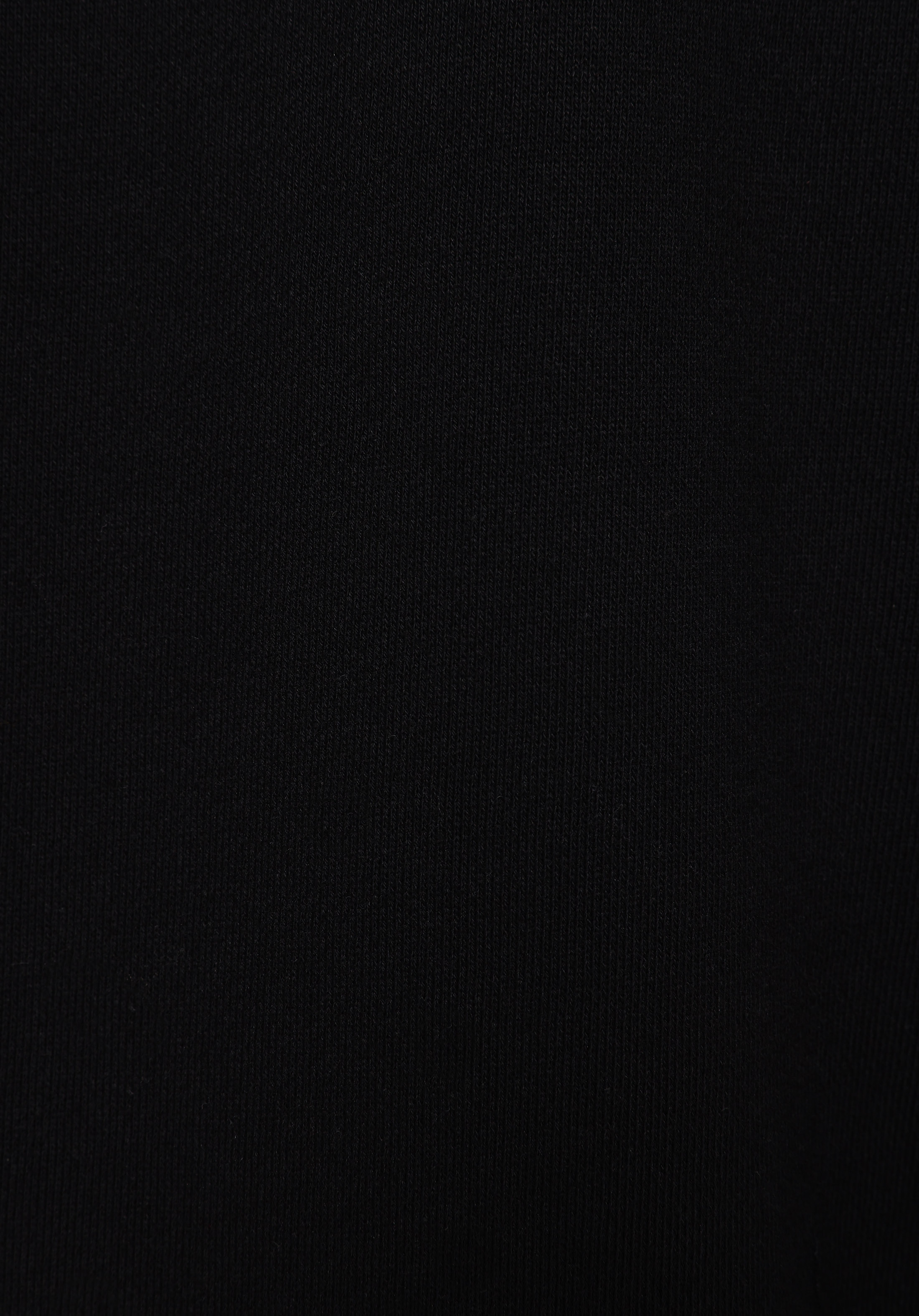 Regular Fit Pamuklu Fermuarlı Düz Kadın Siyah Sweatshirt
