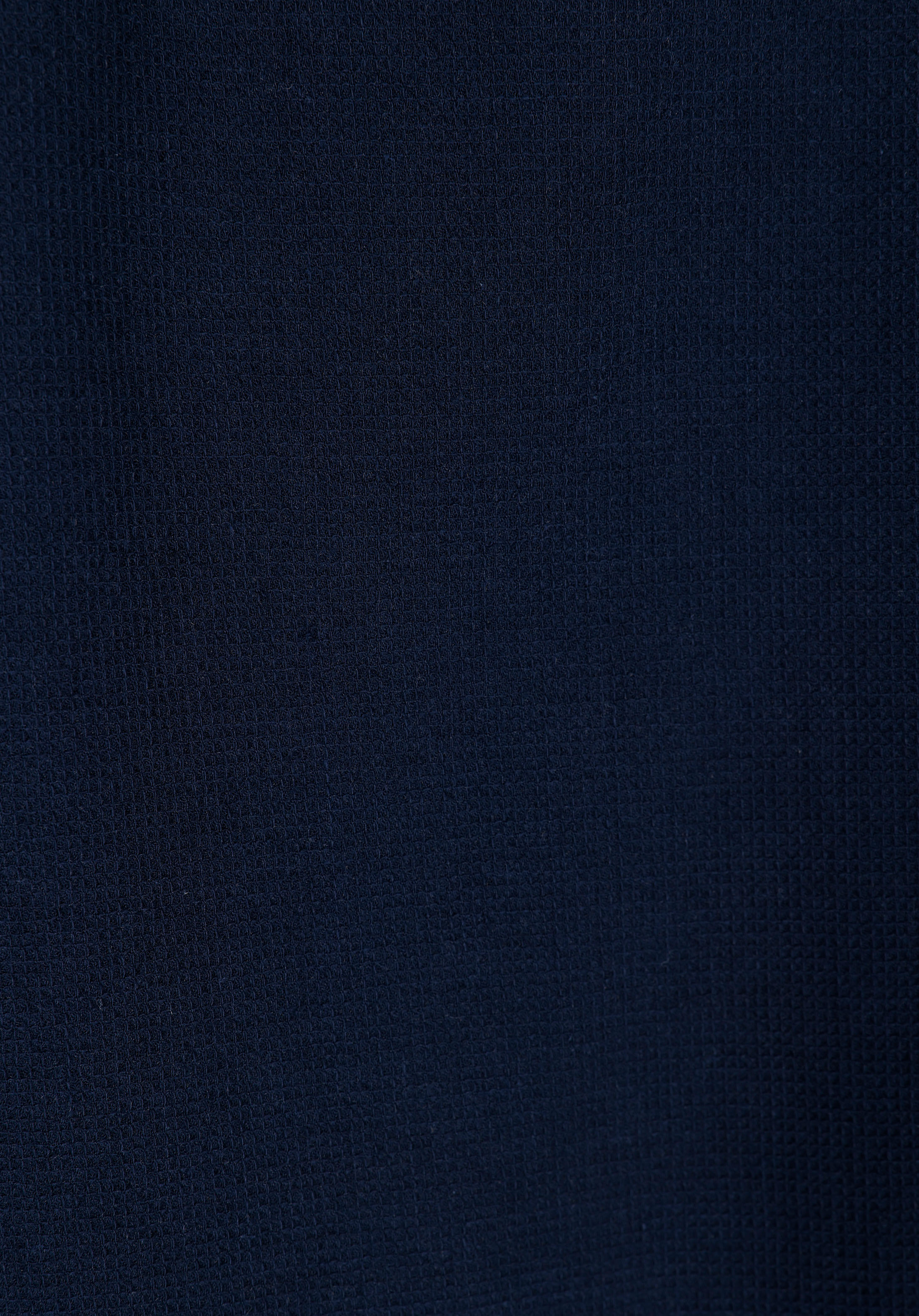 Regular Fit Shirt Neck Düz Erkek Lacivert Kısa Kol Gömlek