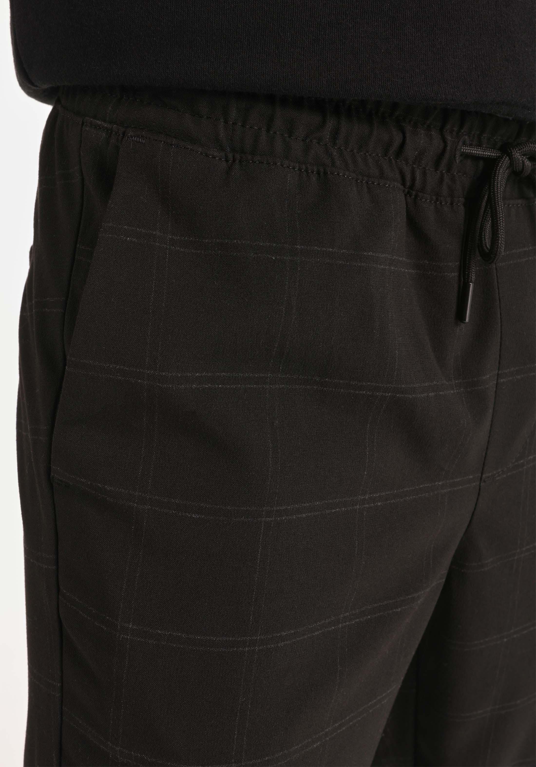 Slim Fit Orta Bel Düz Paça Erkek Siyah  Pantolon