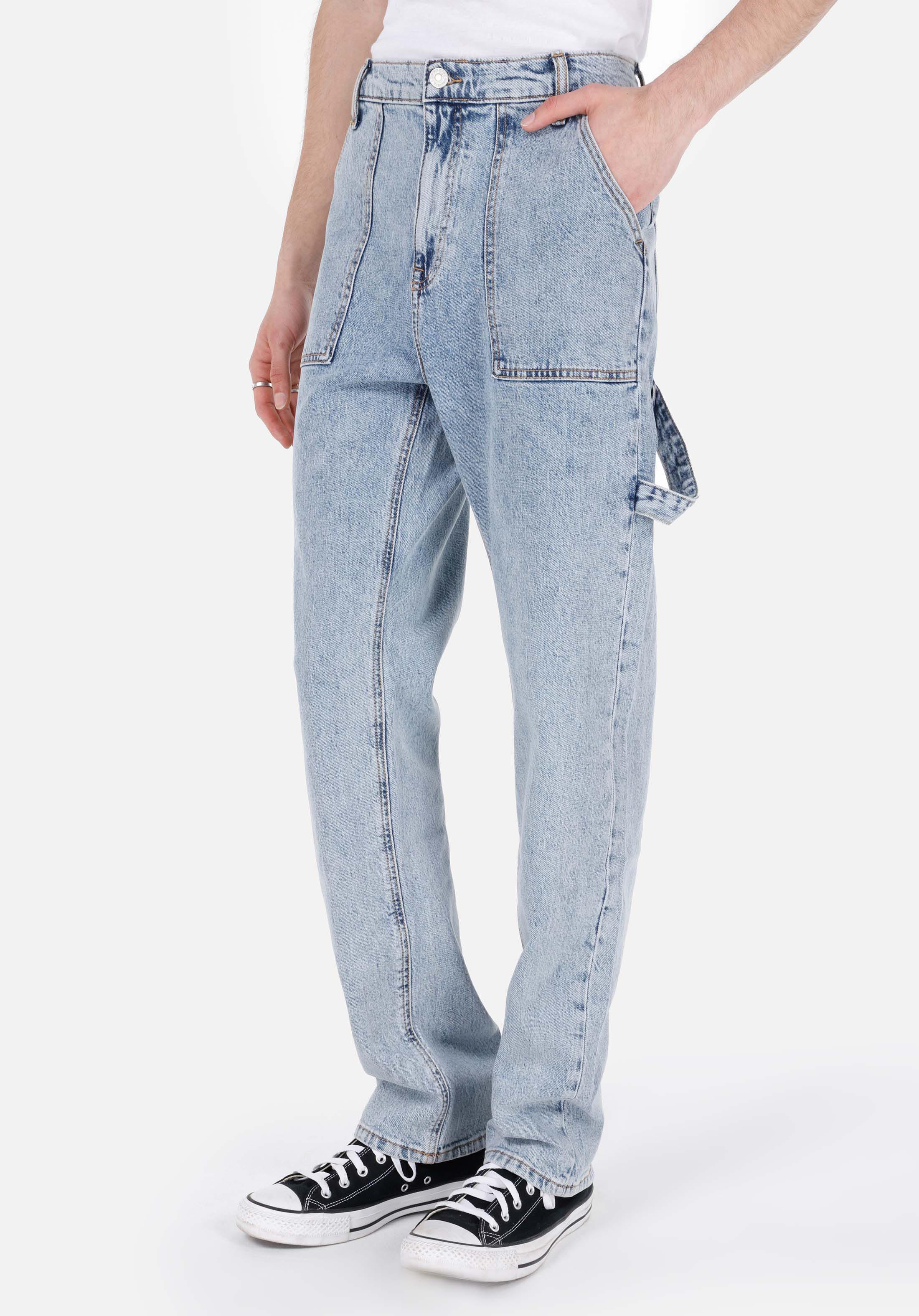 Worker Fit   Erkek İndigo Jean Pantolon