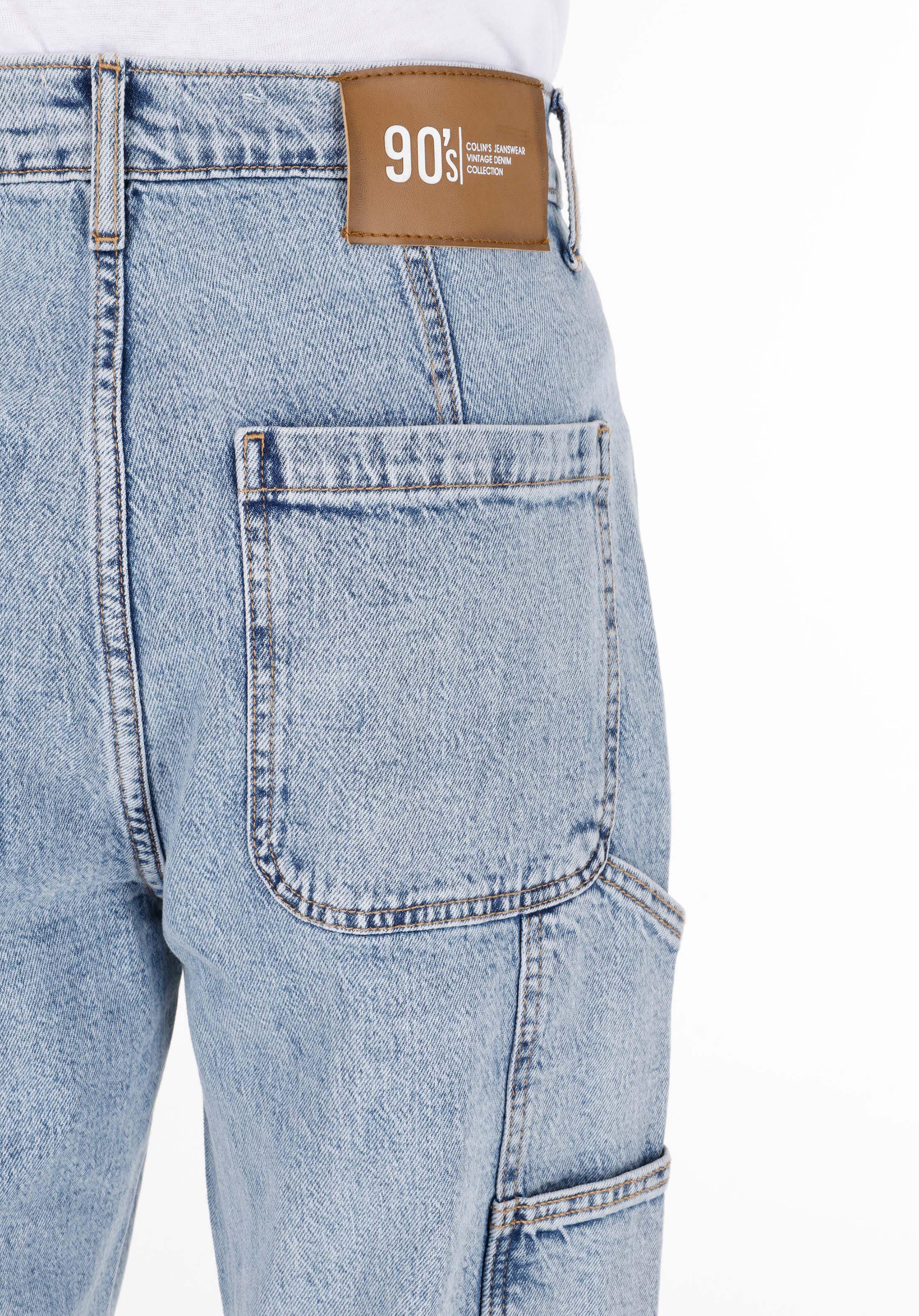 Worker Fit   Erkek İndigo Jean Pantolon