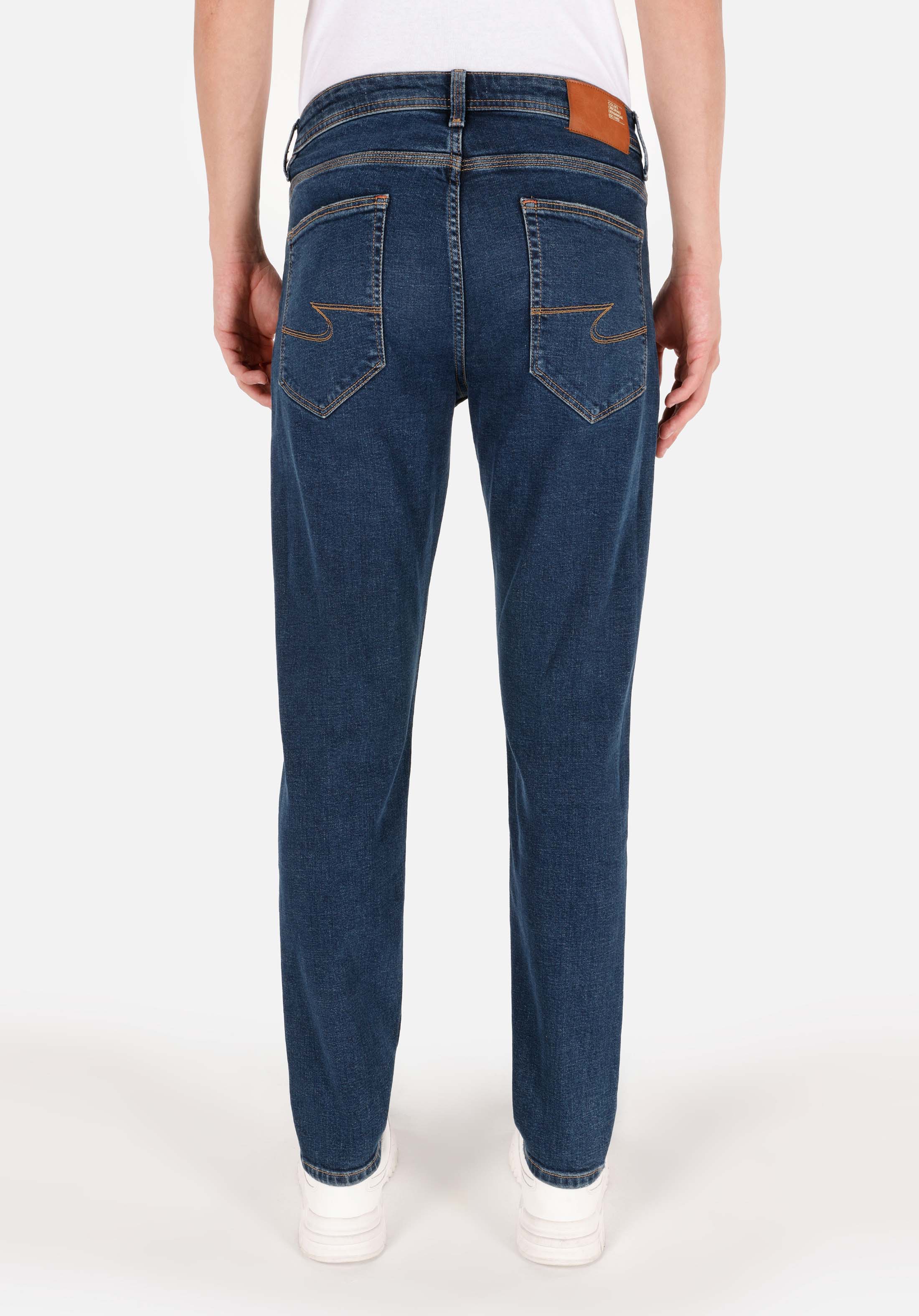 Regular Fit   Erkek Lacivert Jean Pantolon