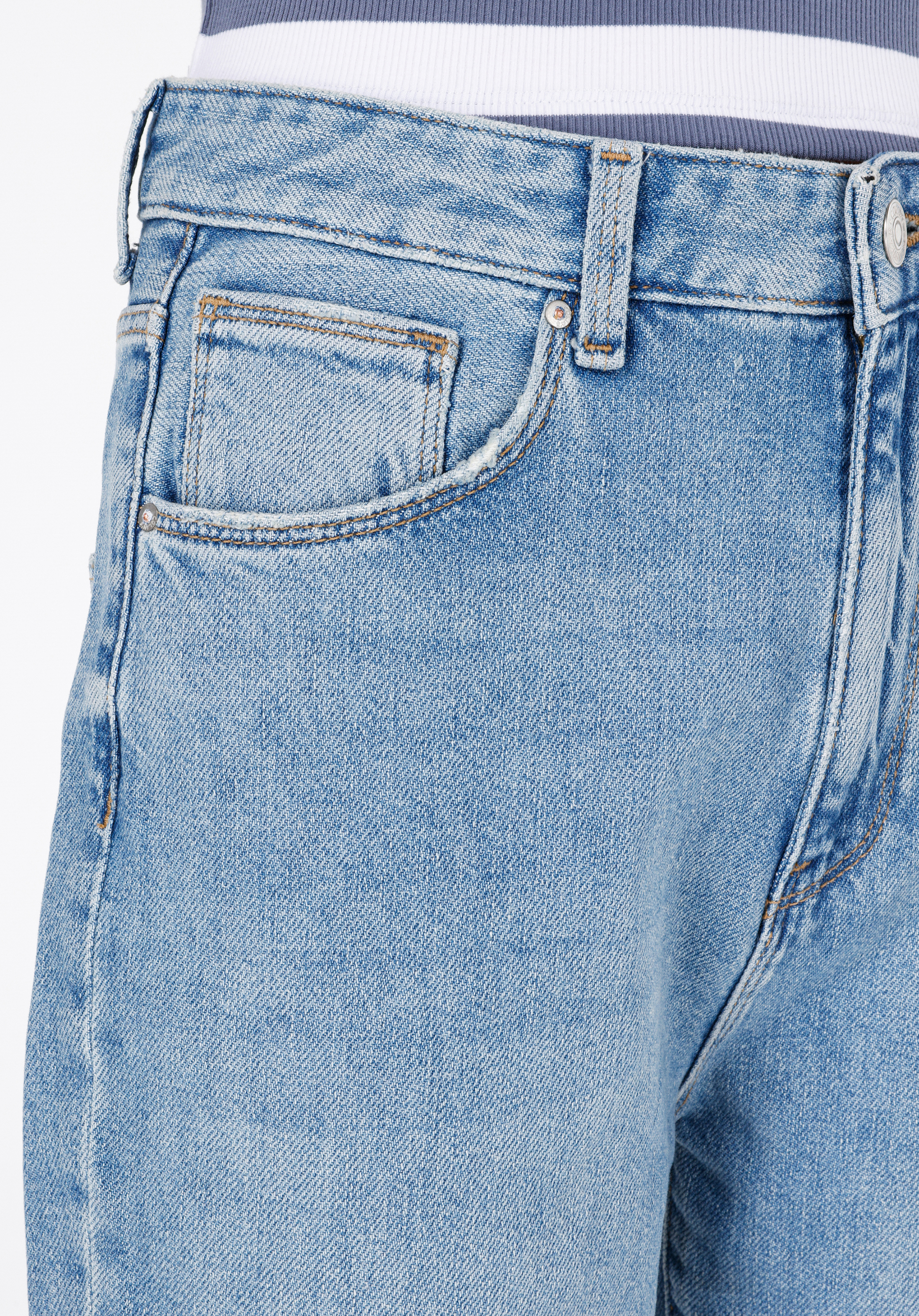 Straight Fit   Kadın İndigo Jean Pantolon