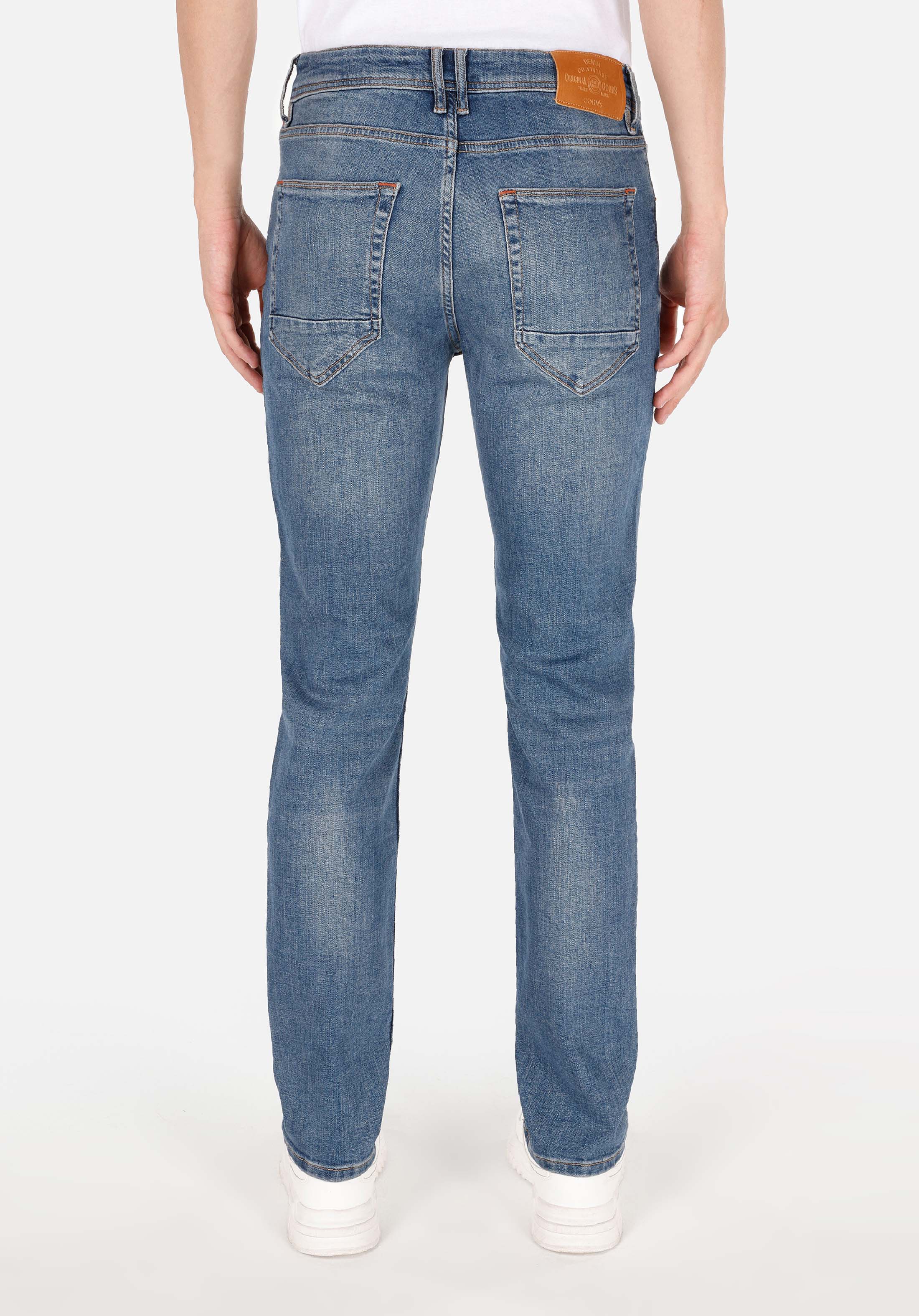 Straight Fit   Erkek Koyu İndigo Jean Pantolon