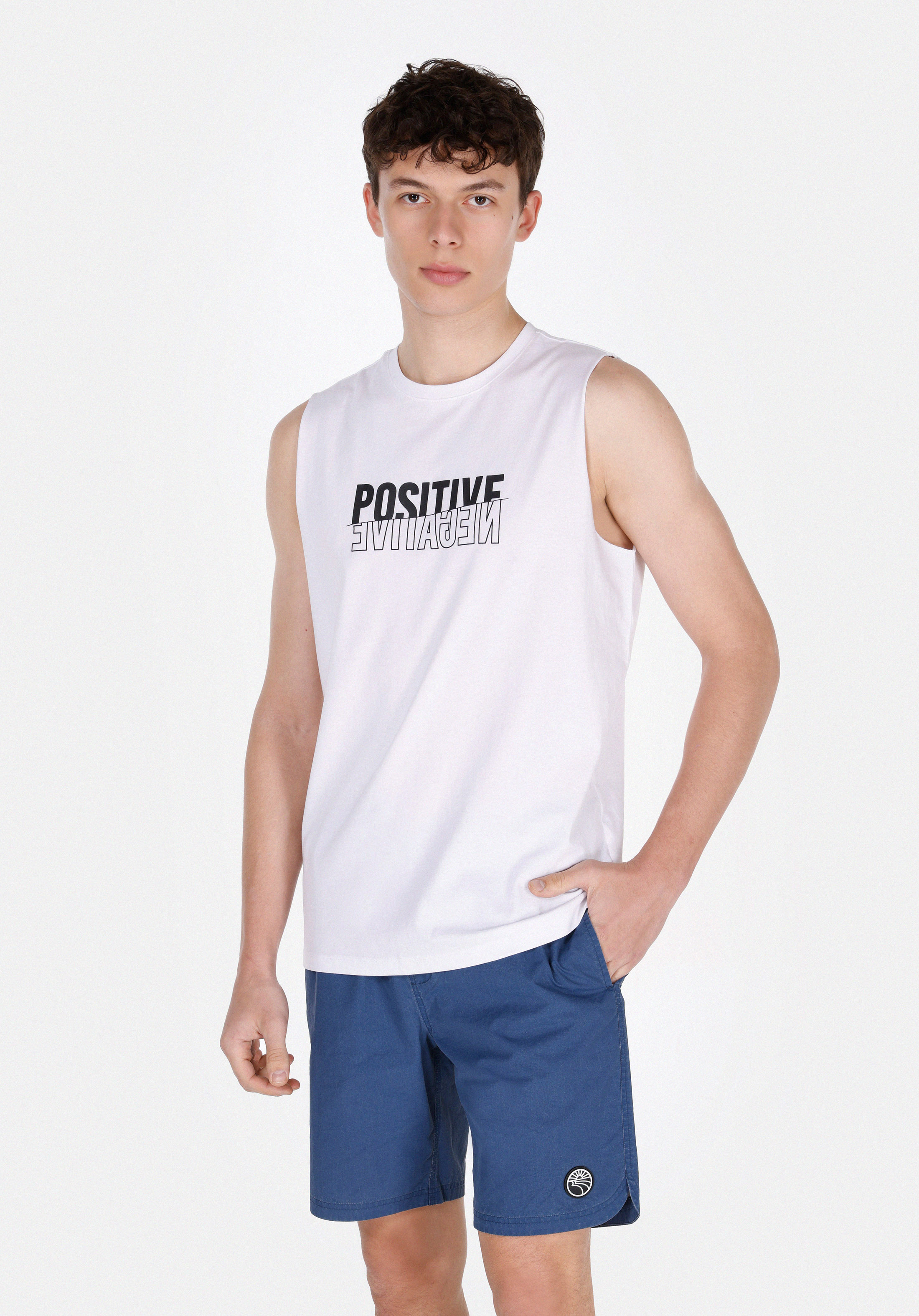 Regular Fit   Erkek Beyaz Atlet