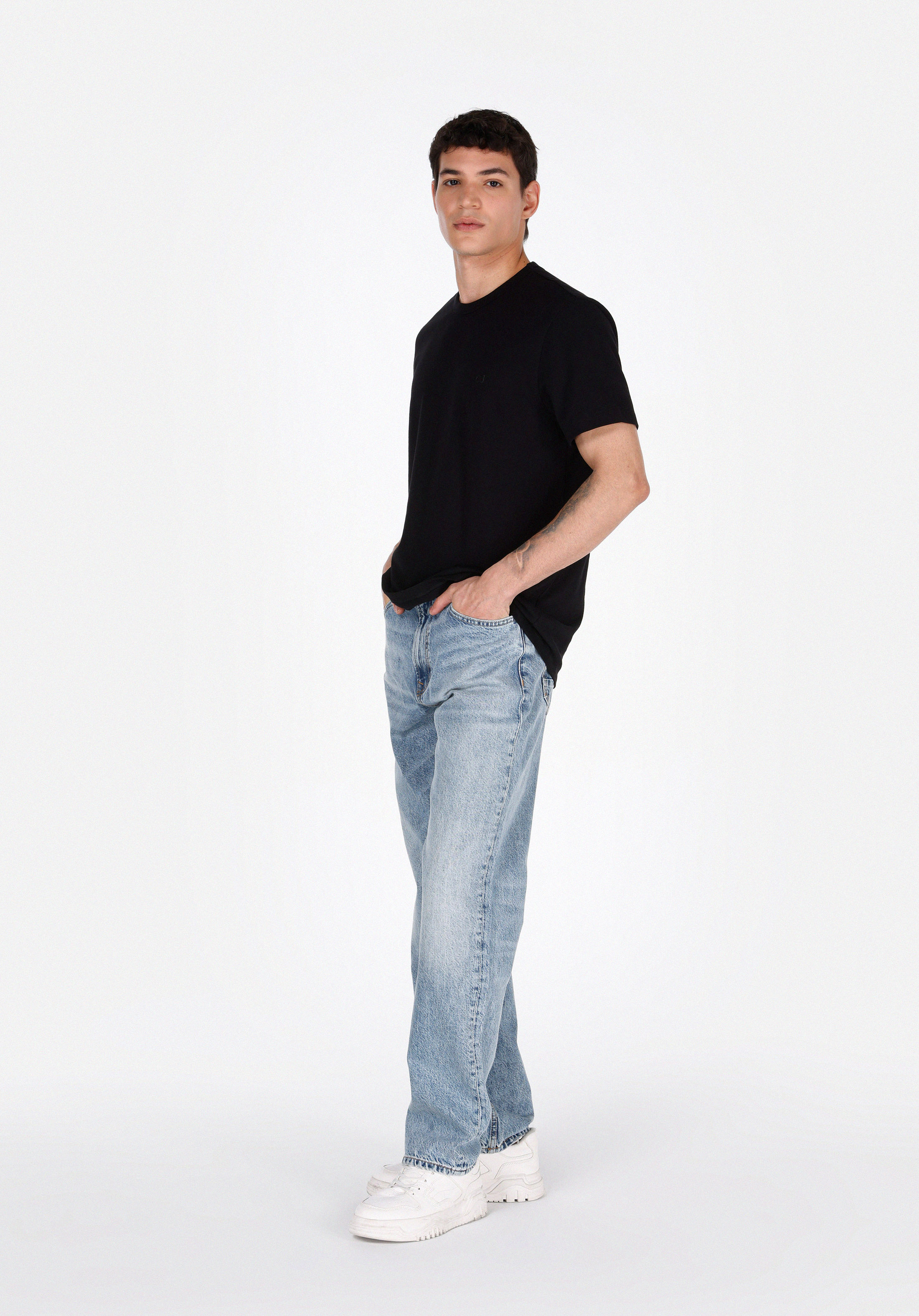 Regular Fit   Erkek İndigo Ecologic Jean Pantolon
