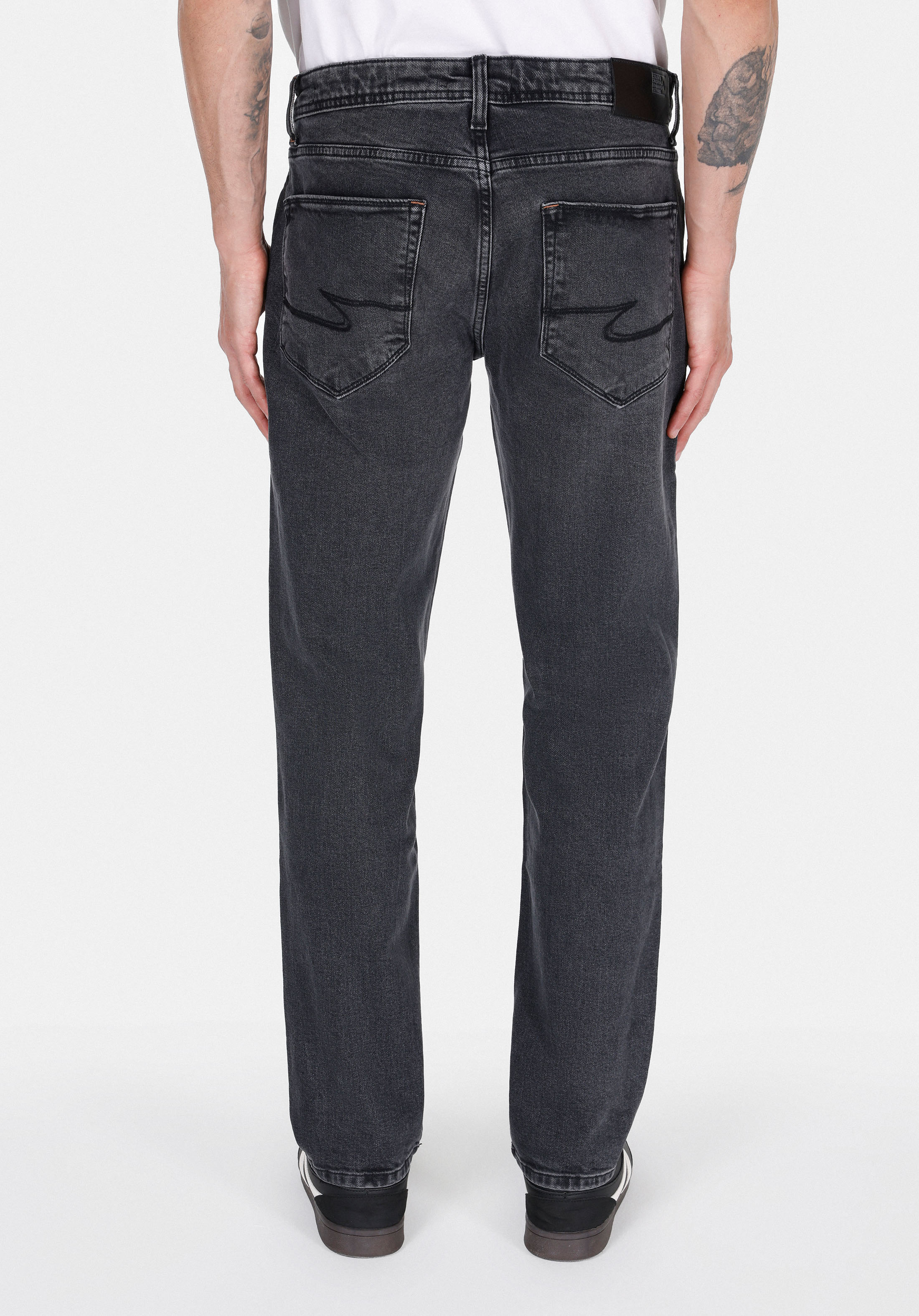 Straight Fit Düşük Bel Düz Paça Erkek Denim Jean Pantolon