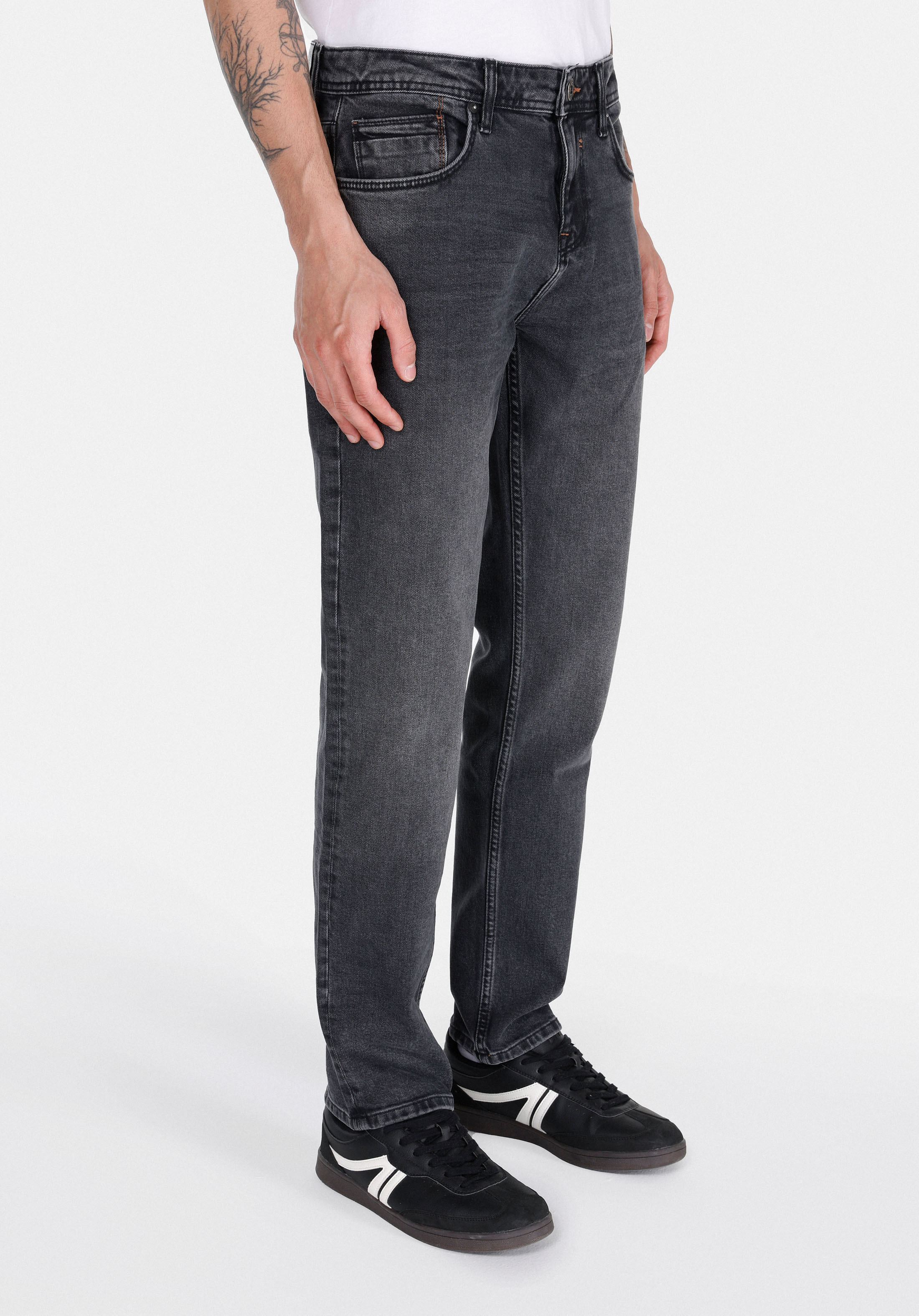 Straight Fit Düşük Bel Düz Paça Erkek Denim Jean Pantolon