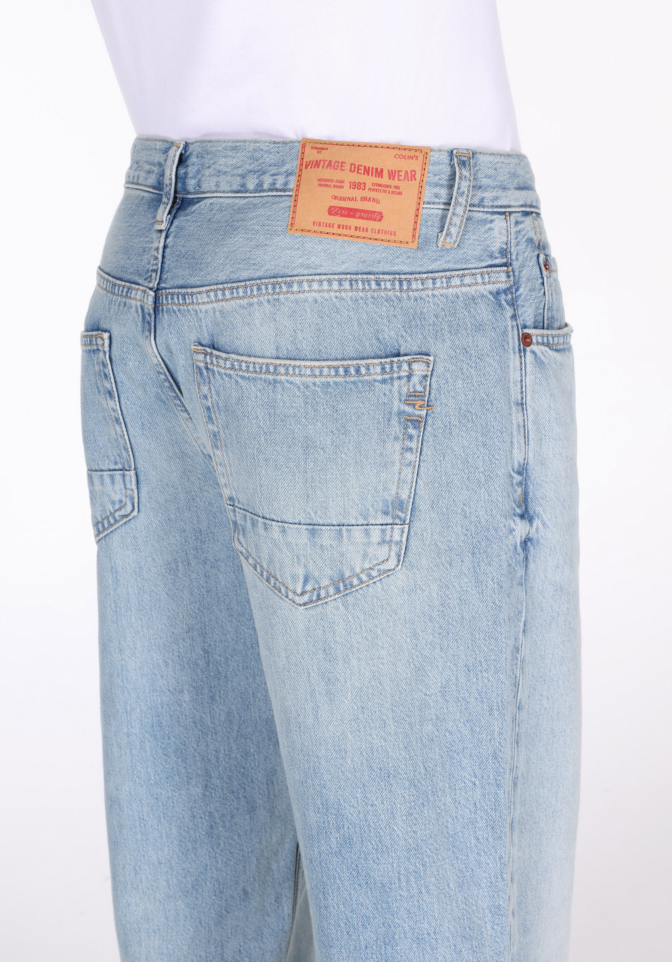 Balloon Fit   Erkek İndigo Jean Pantolon