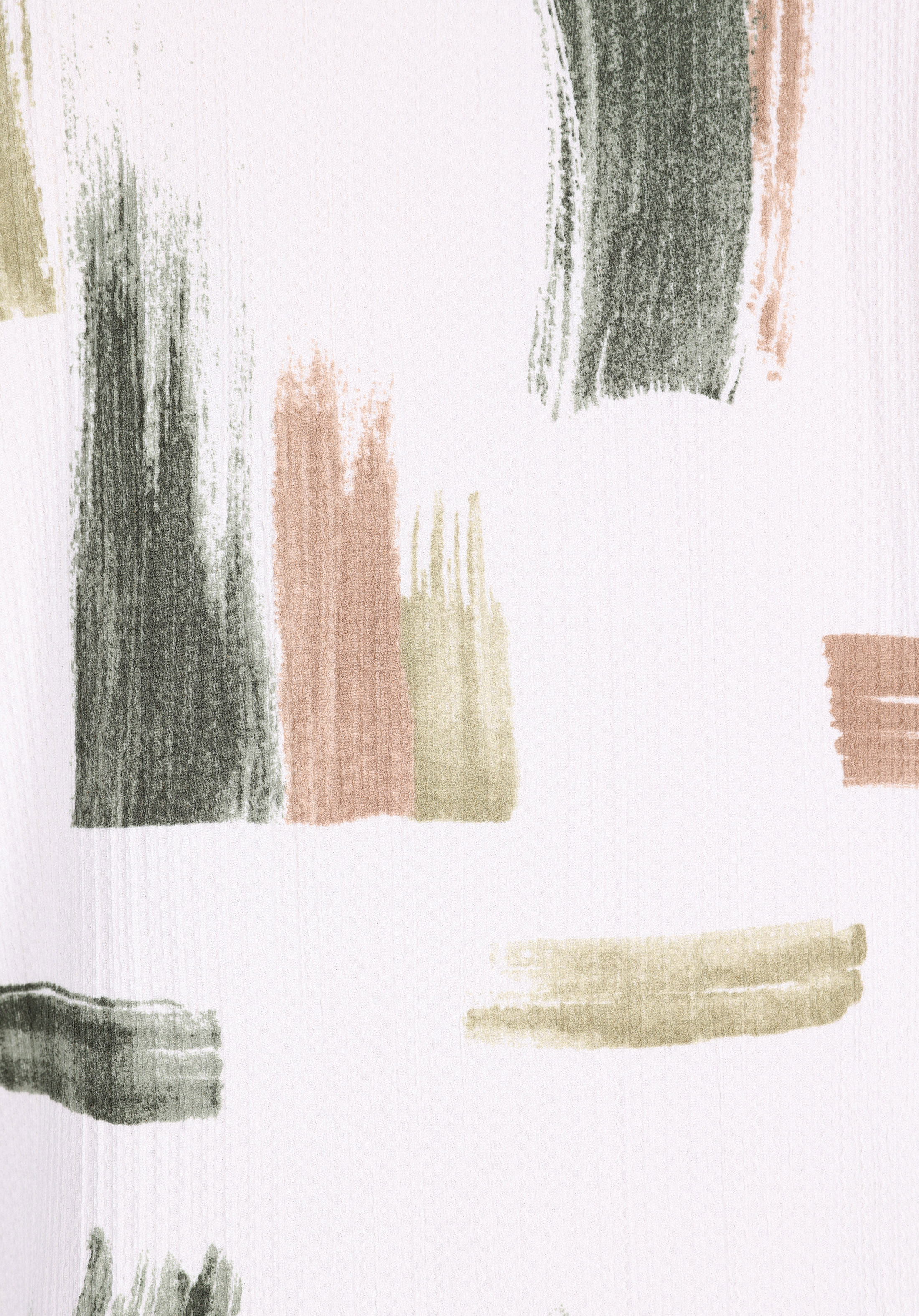 Regular Fit Shirt Neck Baskılı Erkek Yeşil Kısa Kol Gömlek