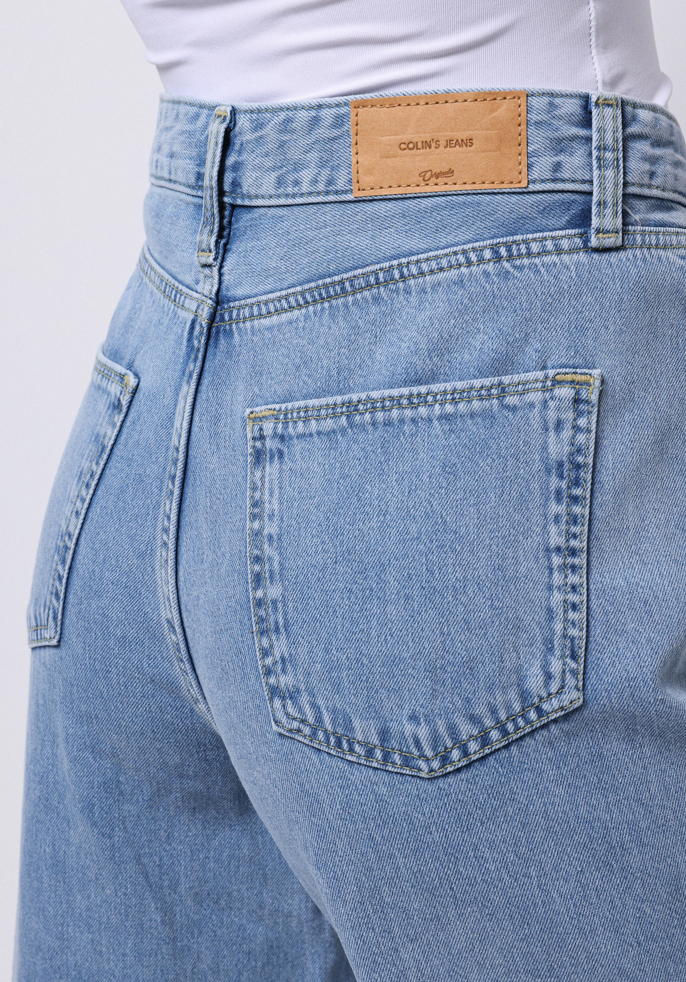 Regular Fit   Kadın İndigo Jean Pantolon