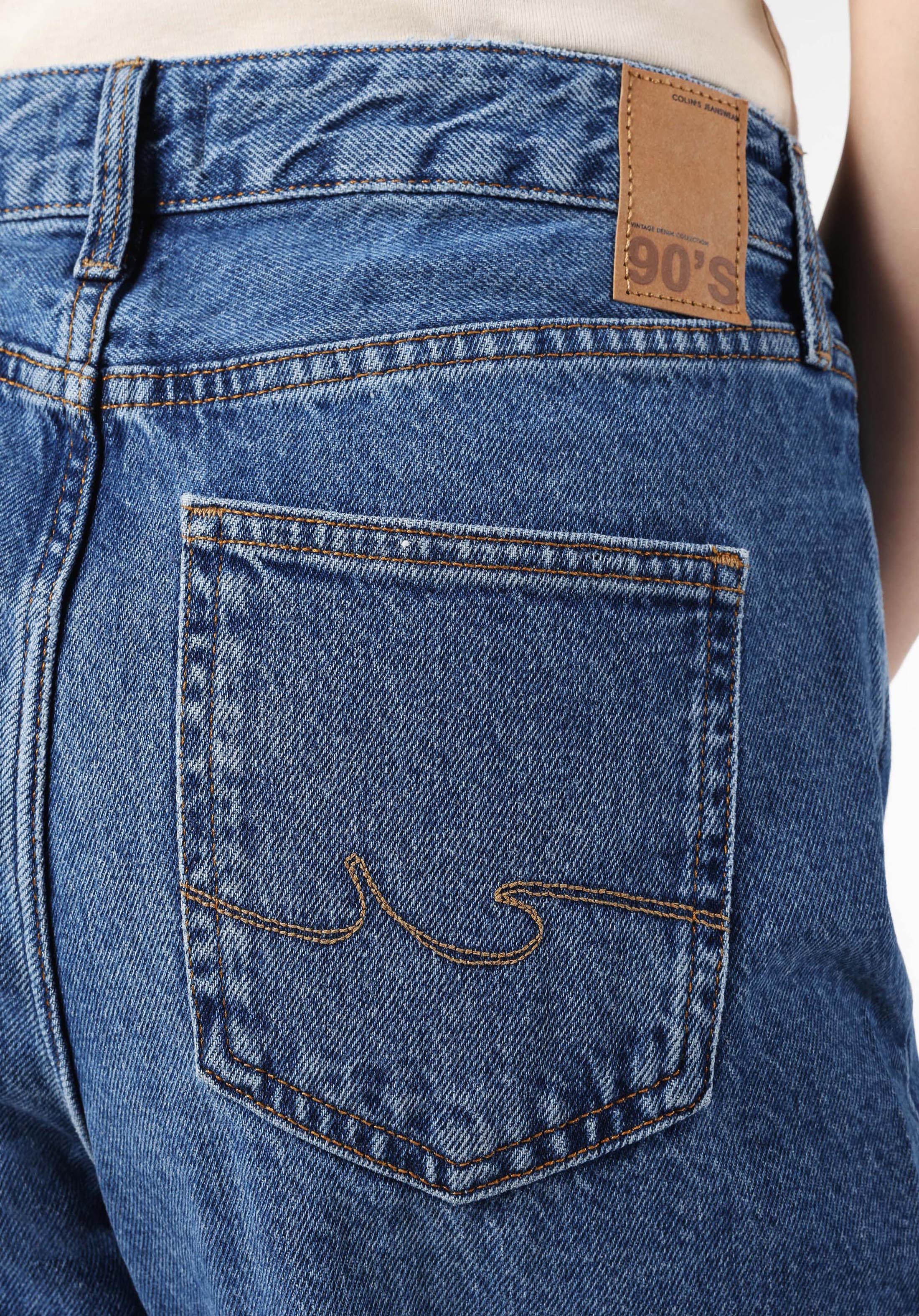 Straight Fit   Kadın İndigo Jean Pantolon