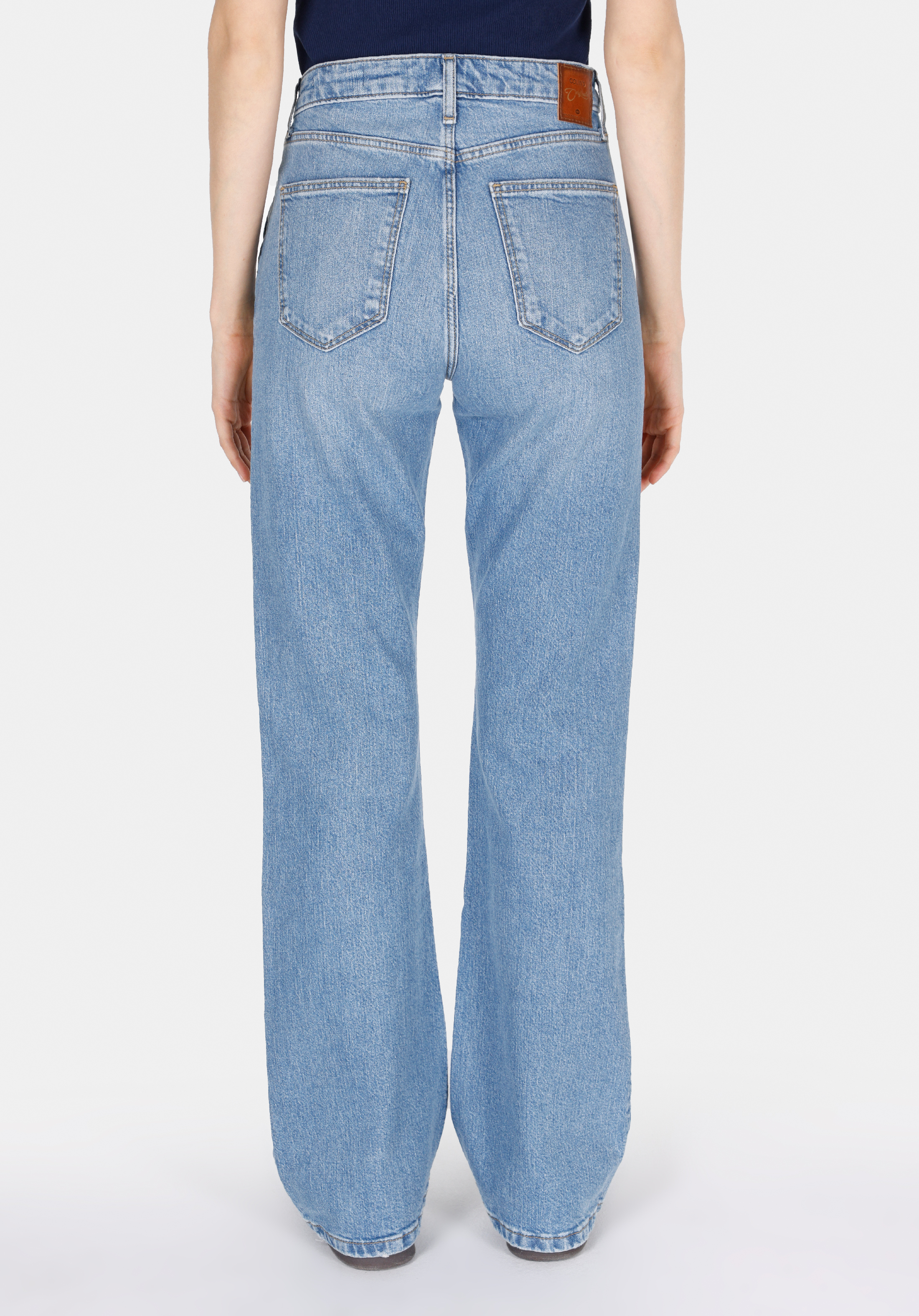 Regular Fit   Kadın İndigo Jean Pantolon