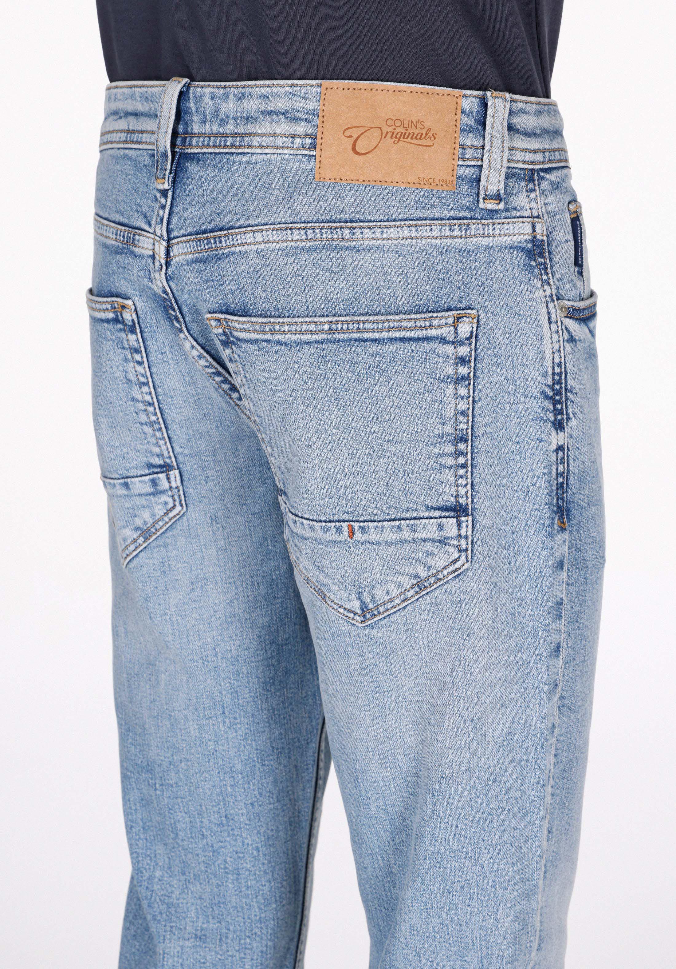 Straight Fit Düşük Bel Düz Paça Erkek İndigo Jean Pantolon