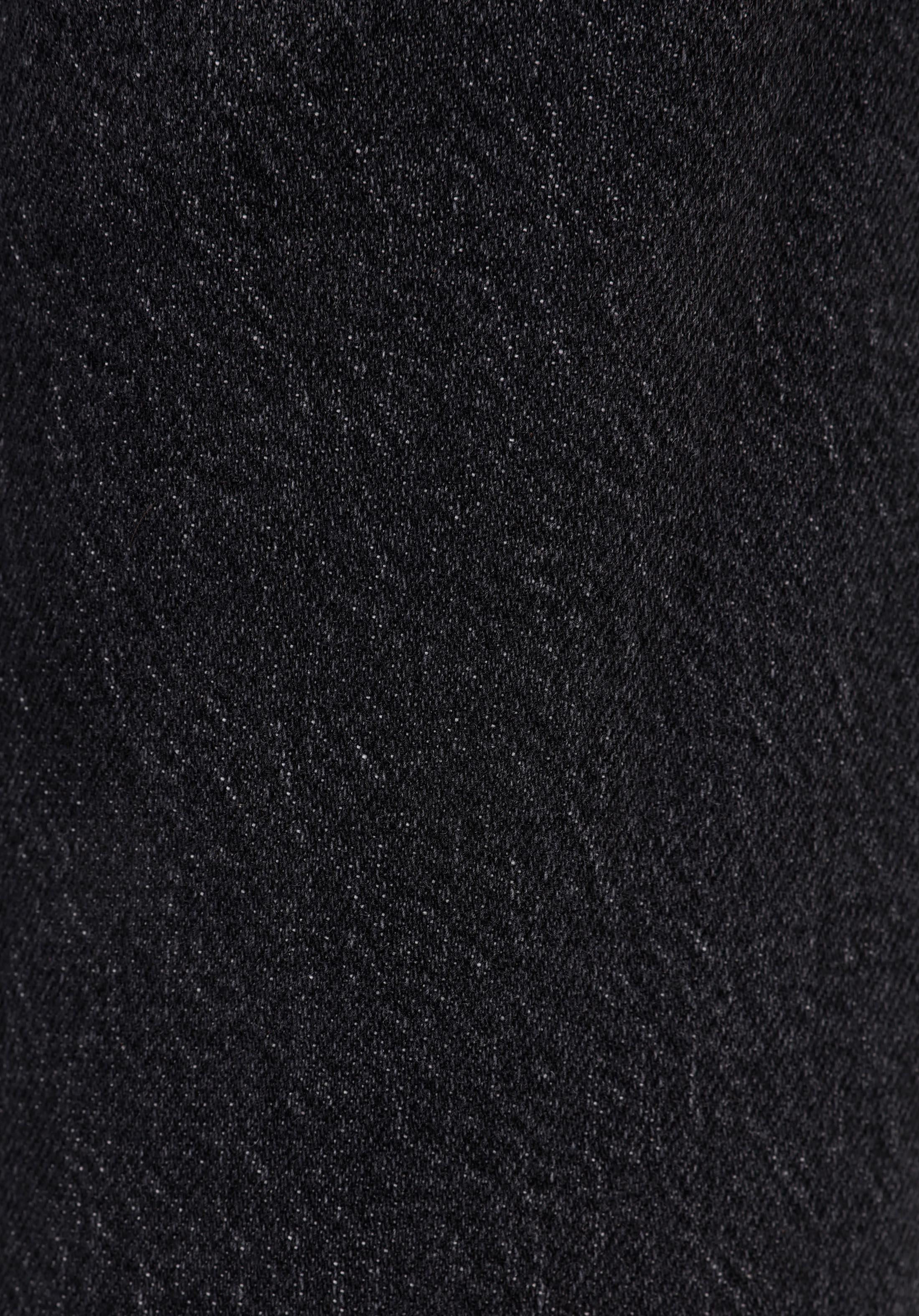 Regular Fit Orta Bel Slim Straight Leg Kadın Siyah Jean Pantolon