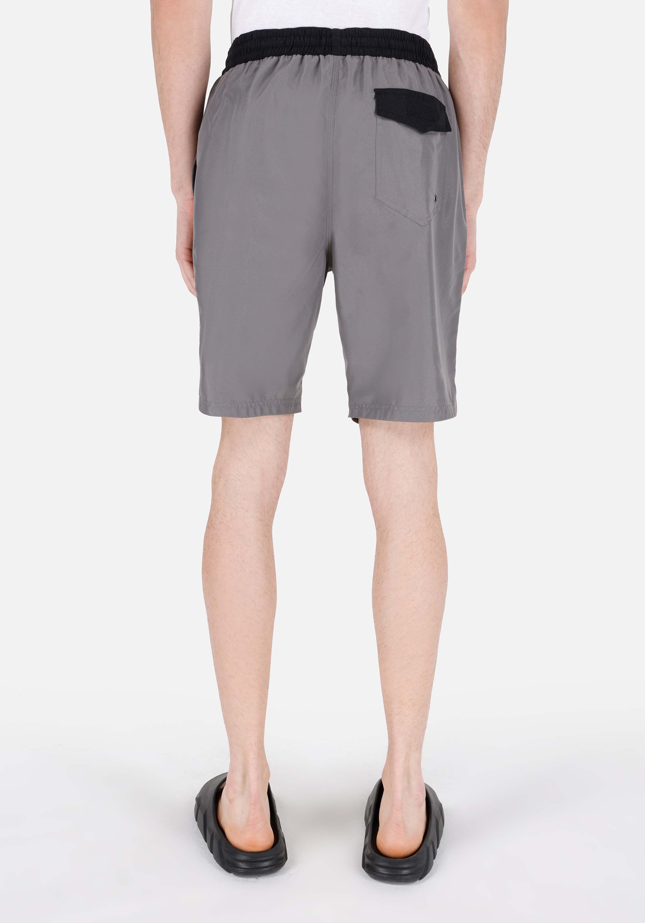 Slim Fit  Erkek Antrasit Deniz Şortu