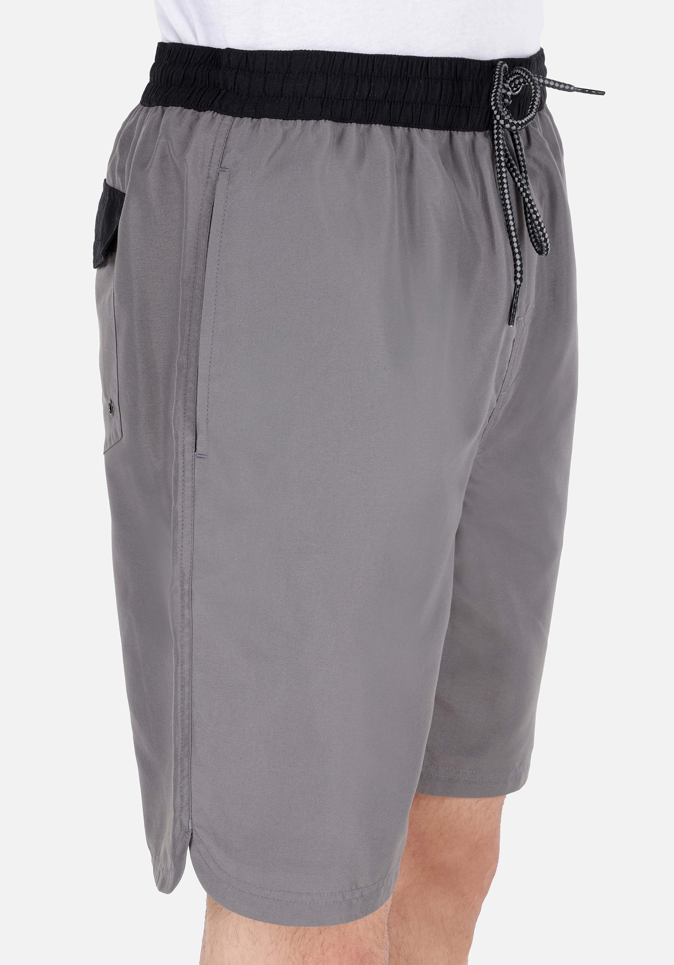 Slim Fit  Erkek Antrasit Deniz Şortu