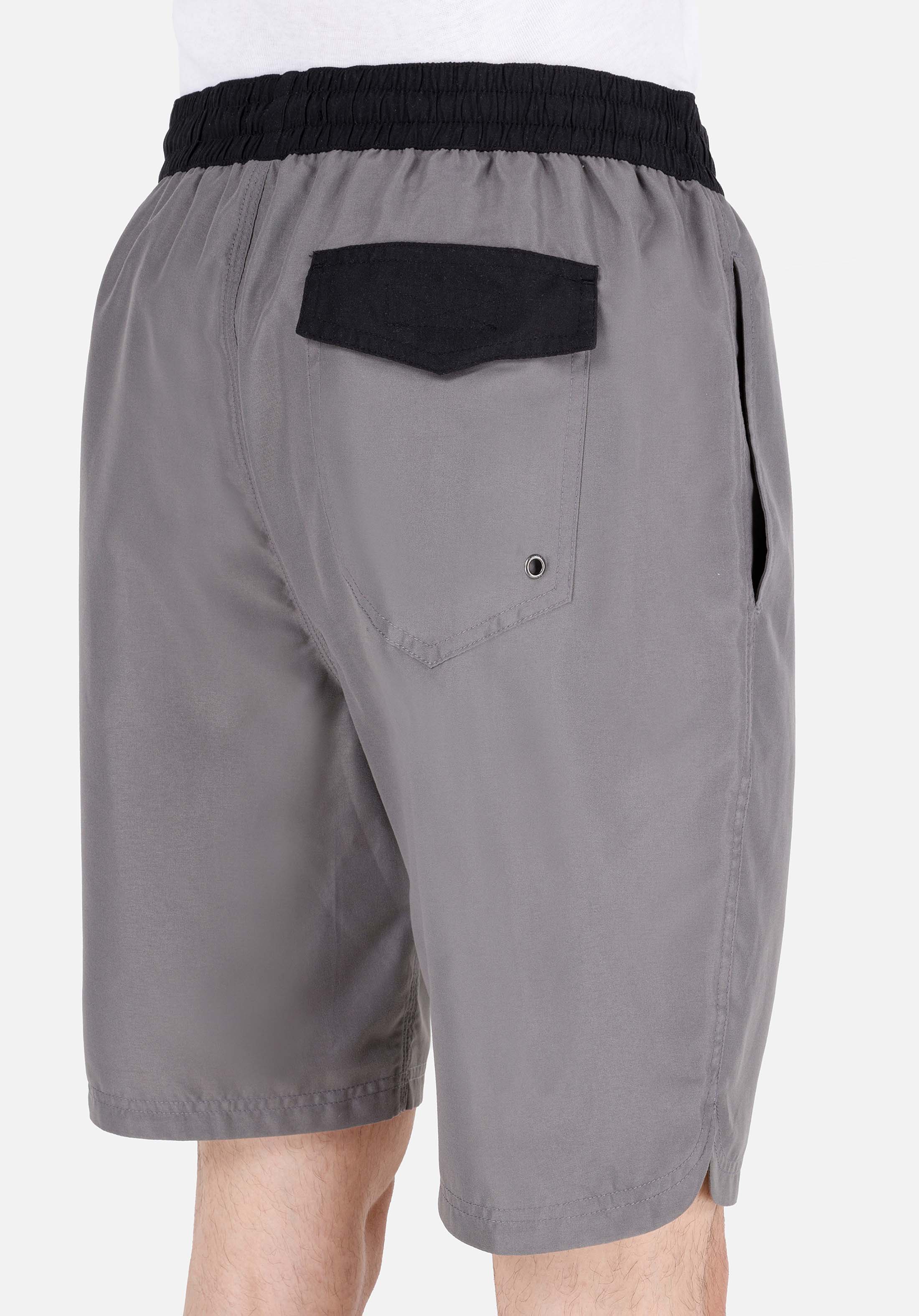 Slim Fit  Erkek Antrasit Deniz Şortu