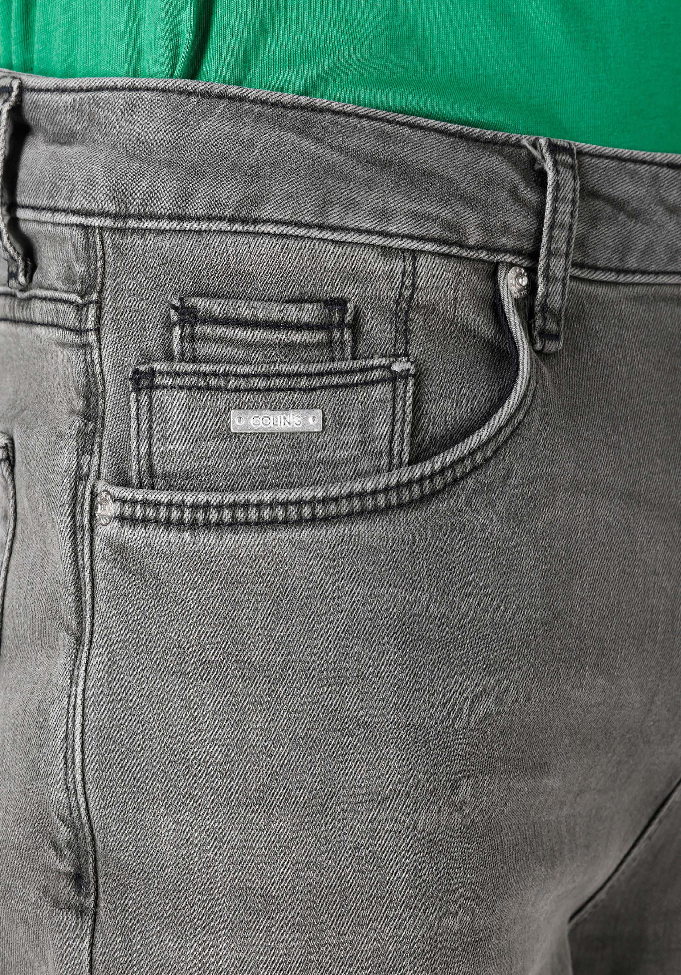 Regular Fit   Erkek Gri Jean Pantolon