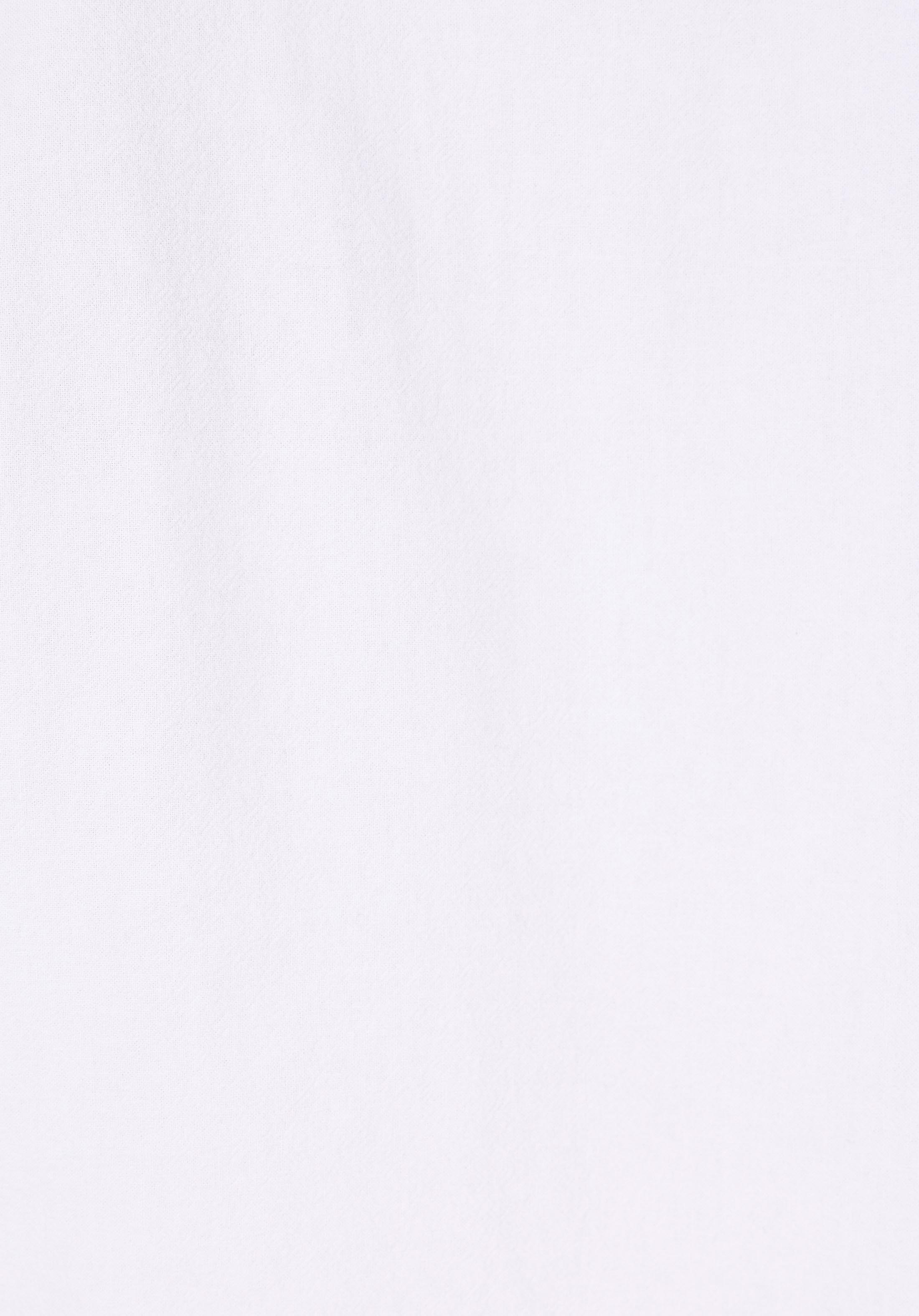 Slim Fit Shirt Neck Düz Erkek Beyaz Uzun Kol Gömlek