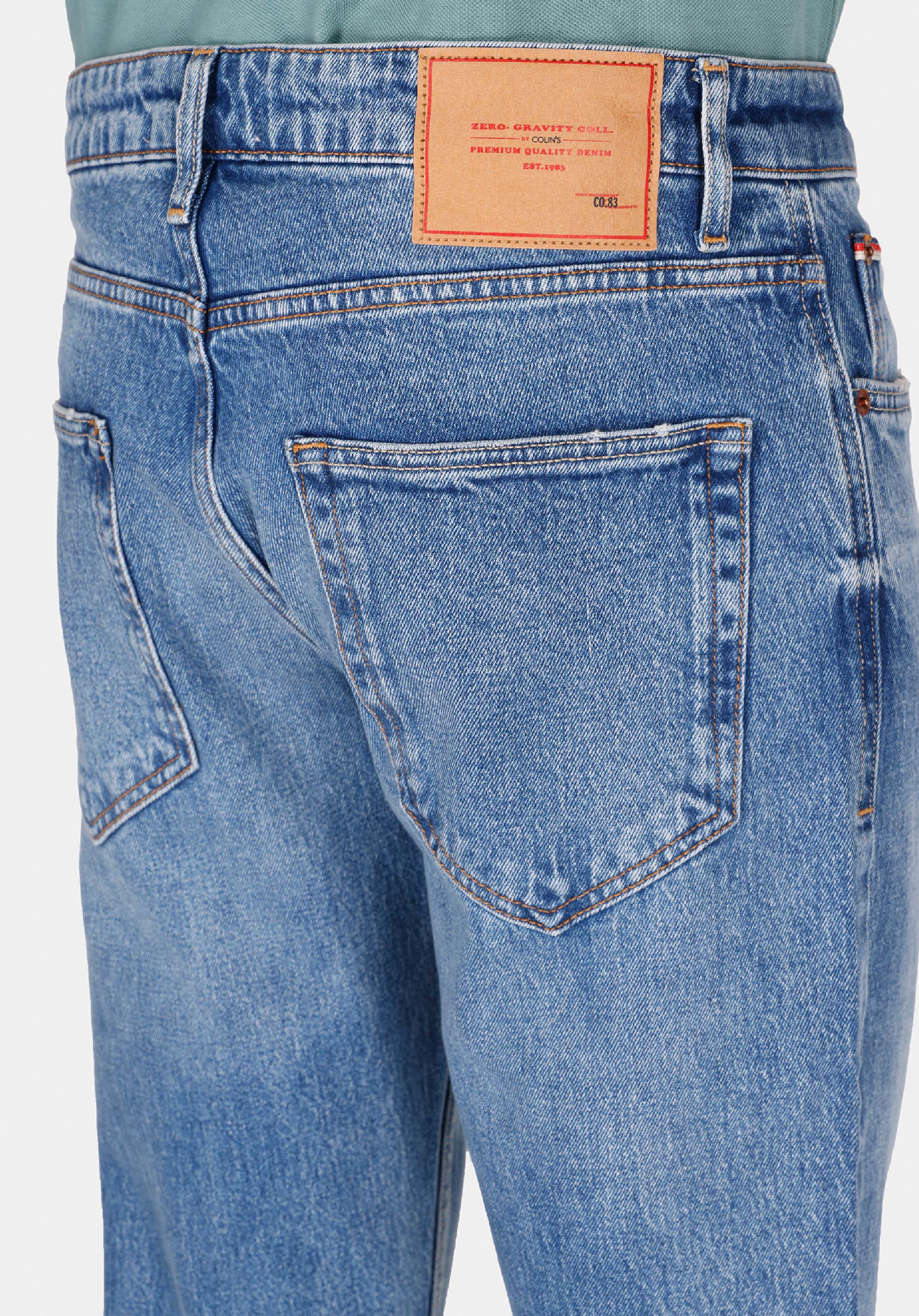 Straight Fit   Erkek İndigo Jean Pantolon