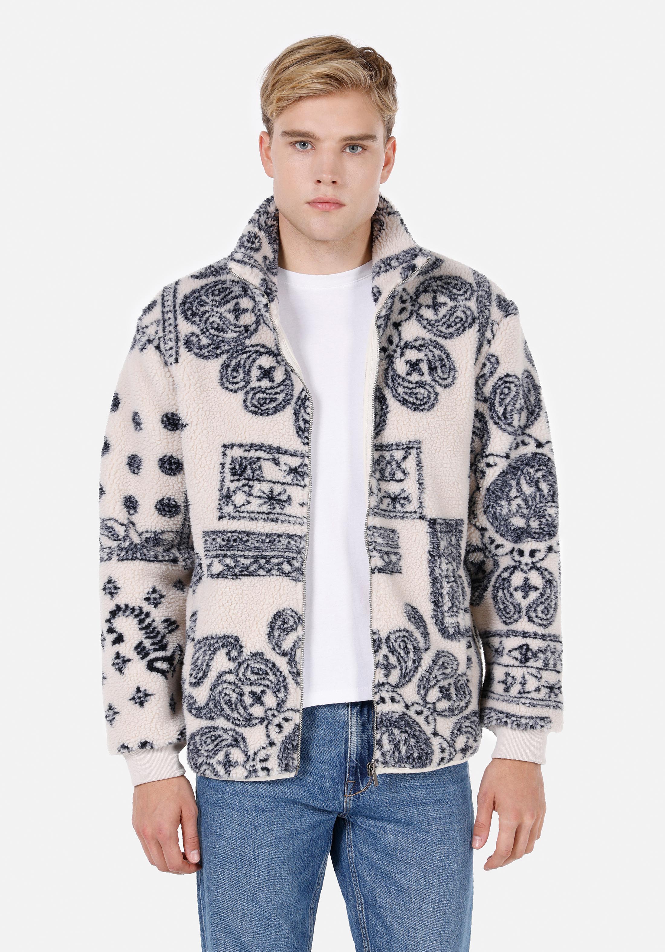 Comfort Fit    Erkek Ekru Ceket