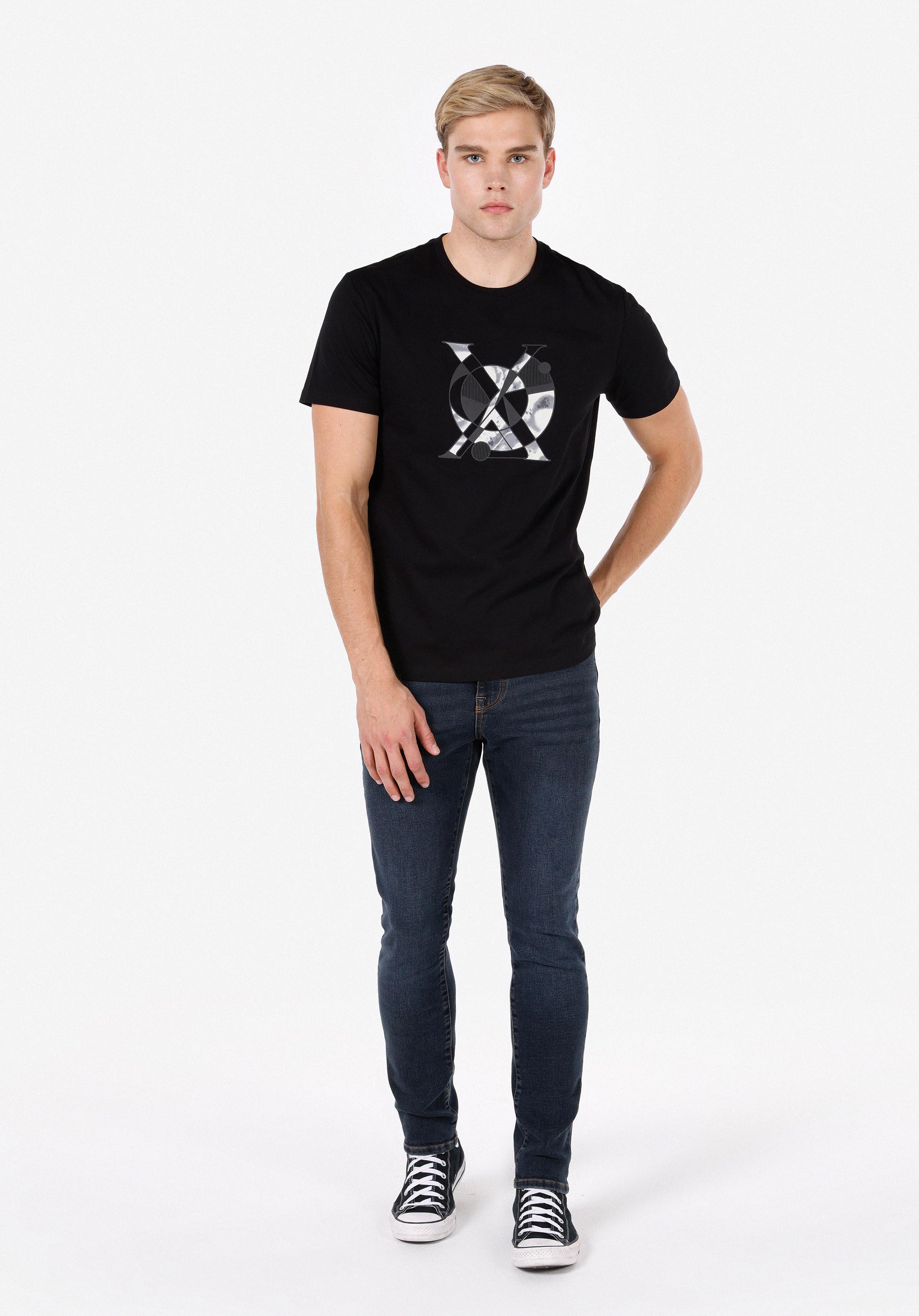 Slim Fit Düşük Bel Dar Paça Erkek Lacivert Jean Pantolon