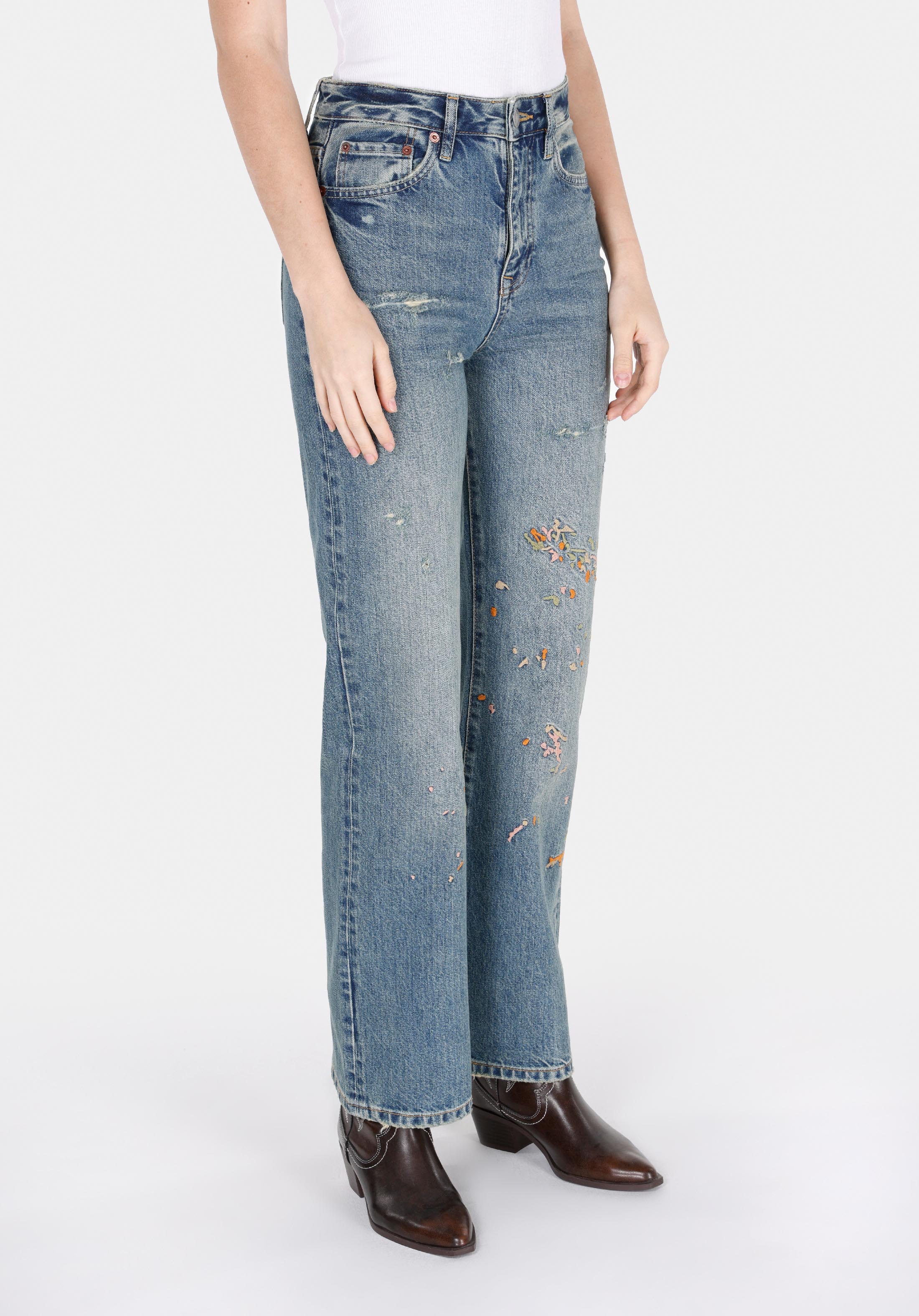 Straight Fit   Kadın Denim Jean Pantolon