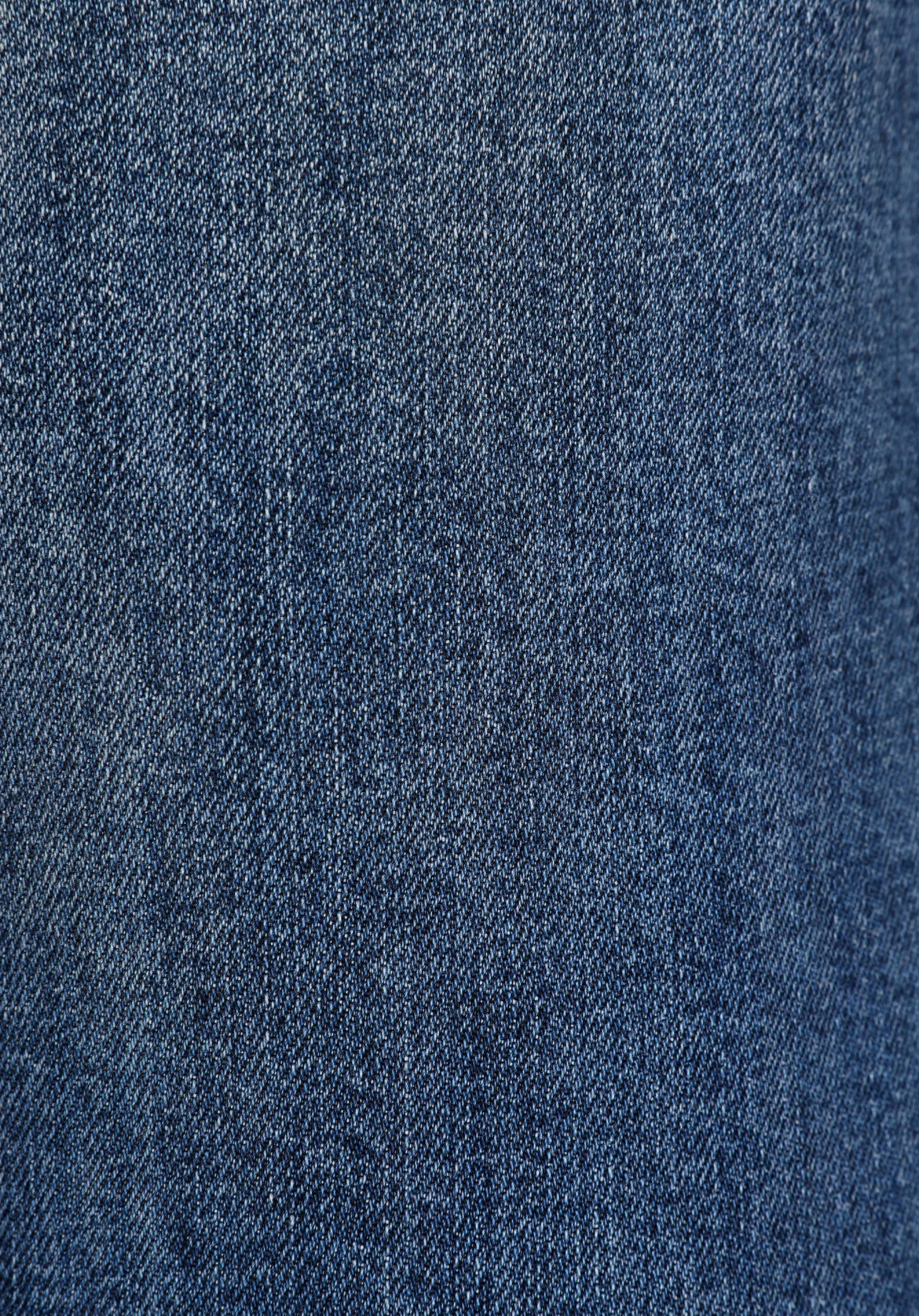 Straight Fit Düşük Bel Düz Paça Erkek İndigo Jean Pantolon