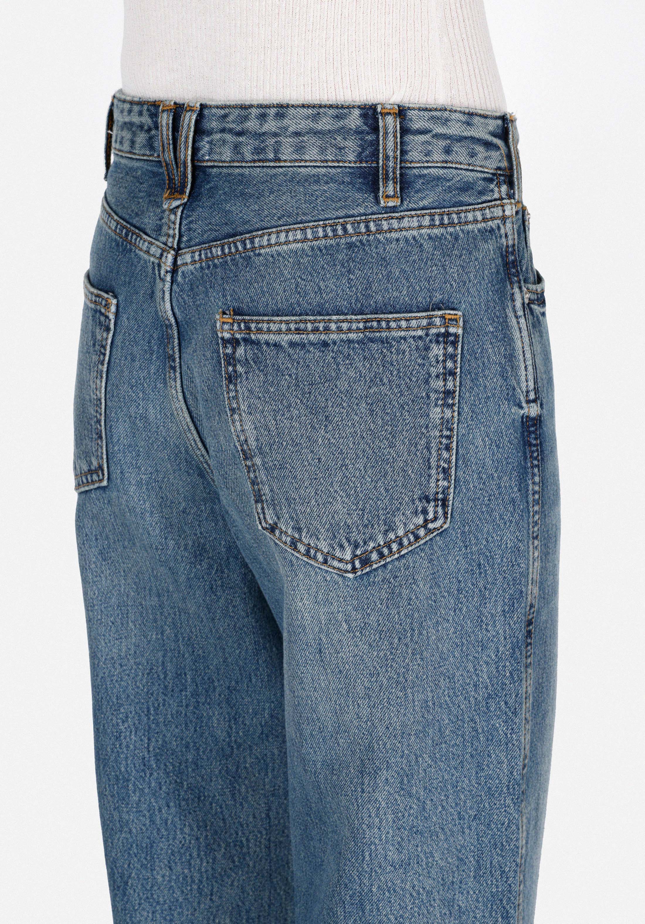 Regular Fit   Kadın İndigo Jean Pantolon