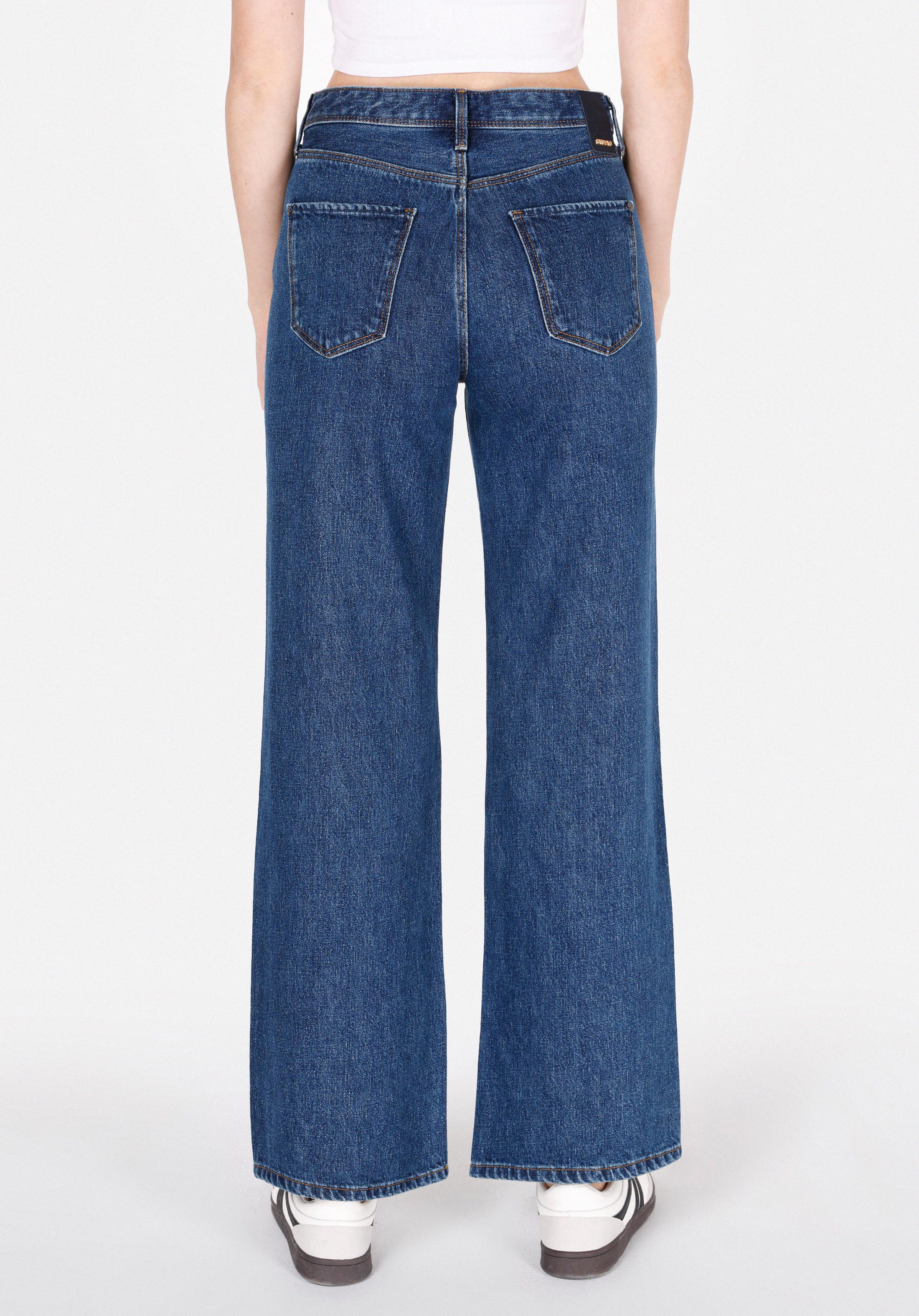 Regular Fit   Kadın İndigo Jean Pantolon