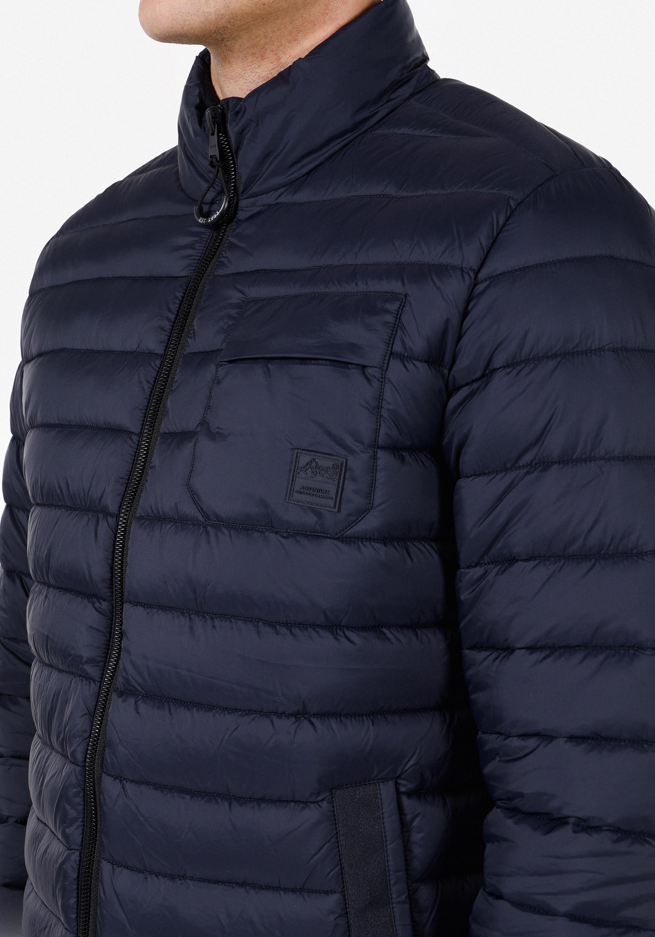 Slim Fit     Erkek Lacivert Mont