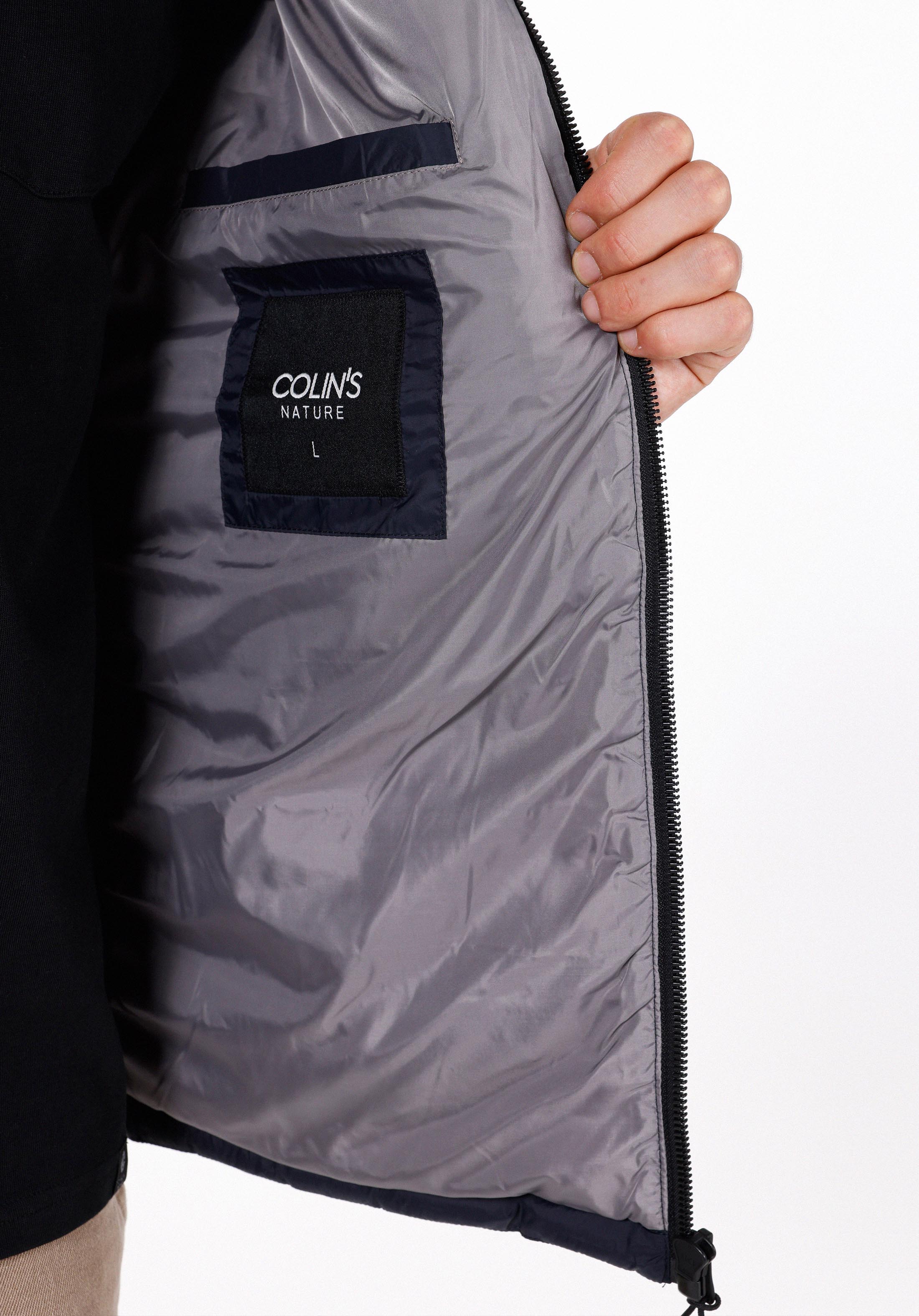 Slim Fit     Erkek Lacivert Mont