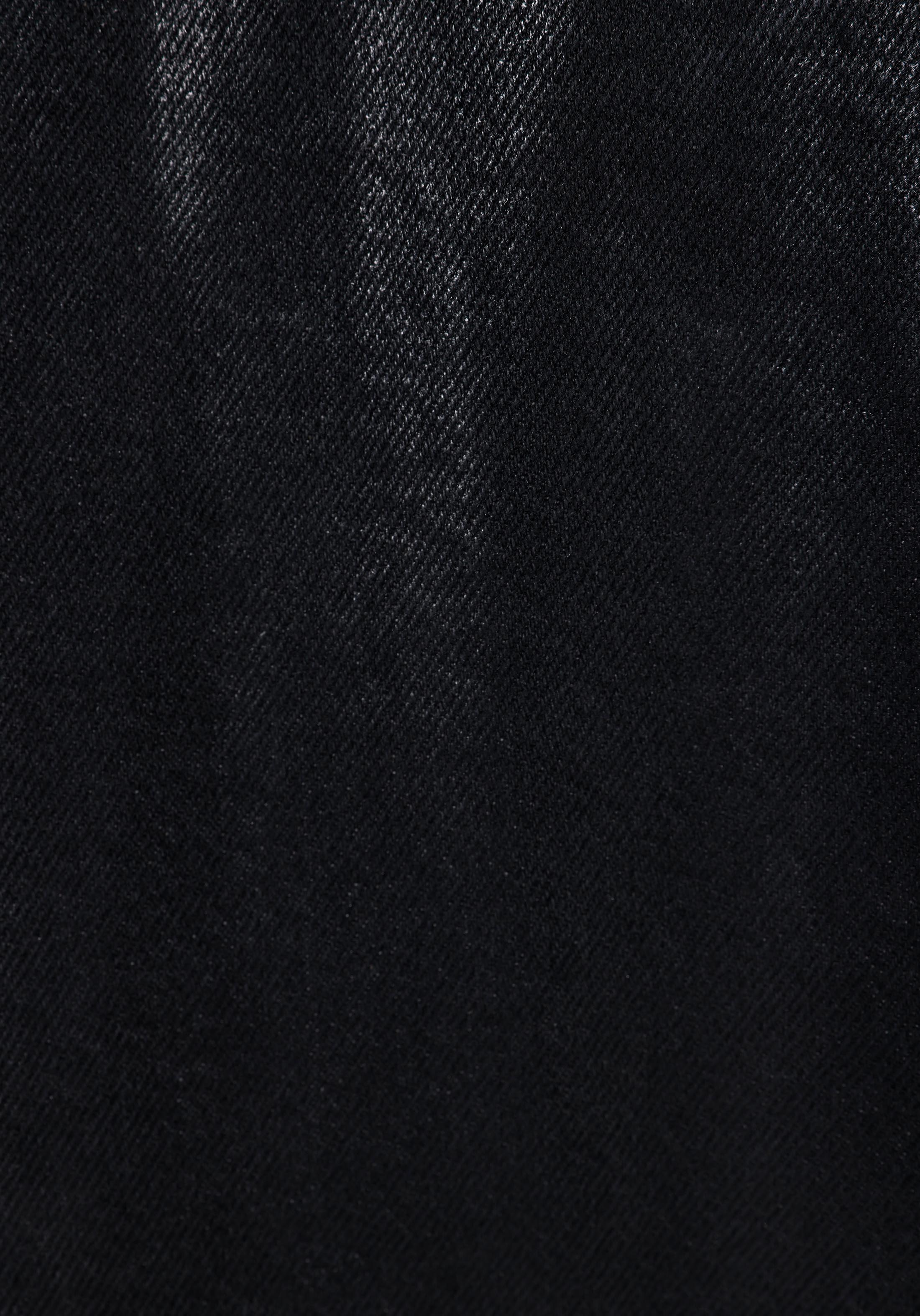 Oversize Fit Klasik Yaka  Kadın Siyah Uzun Kol Gömlek